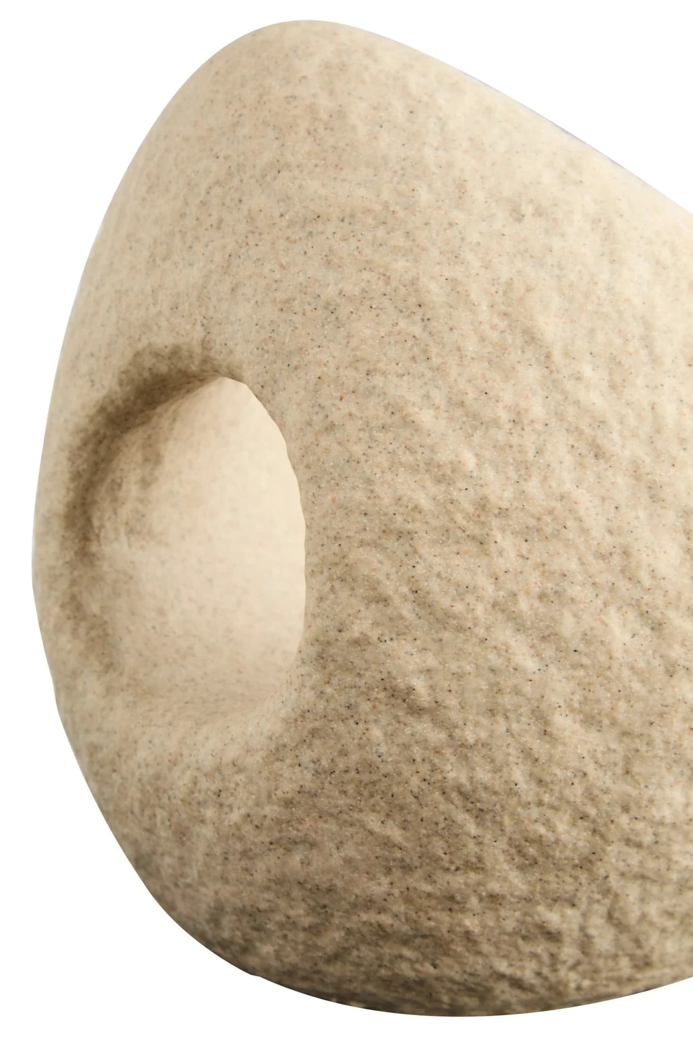 Broc Sandstone Effect Geometric Sculpture - Decorative, photo 7 of 8