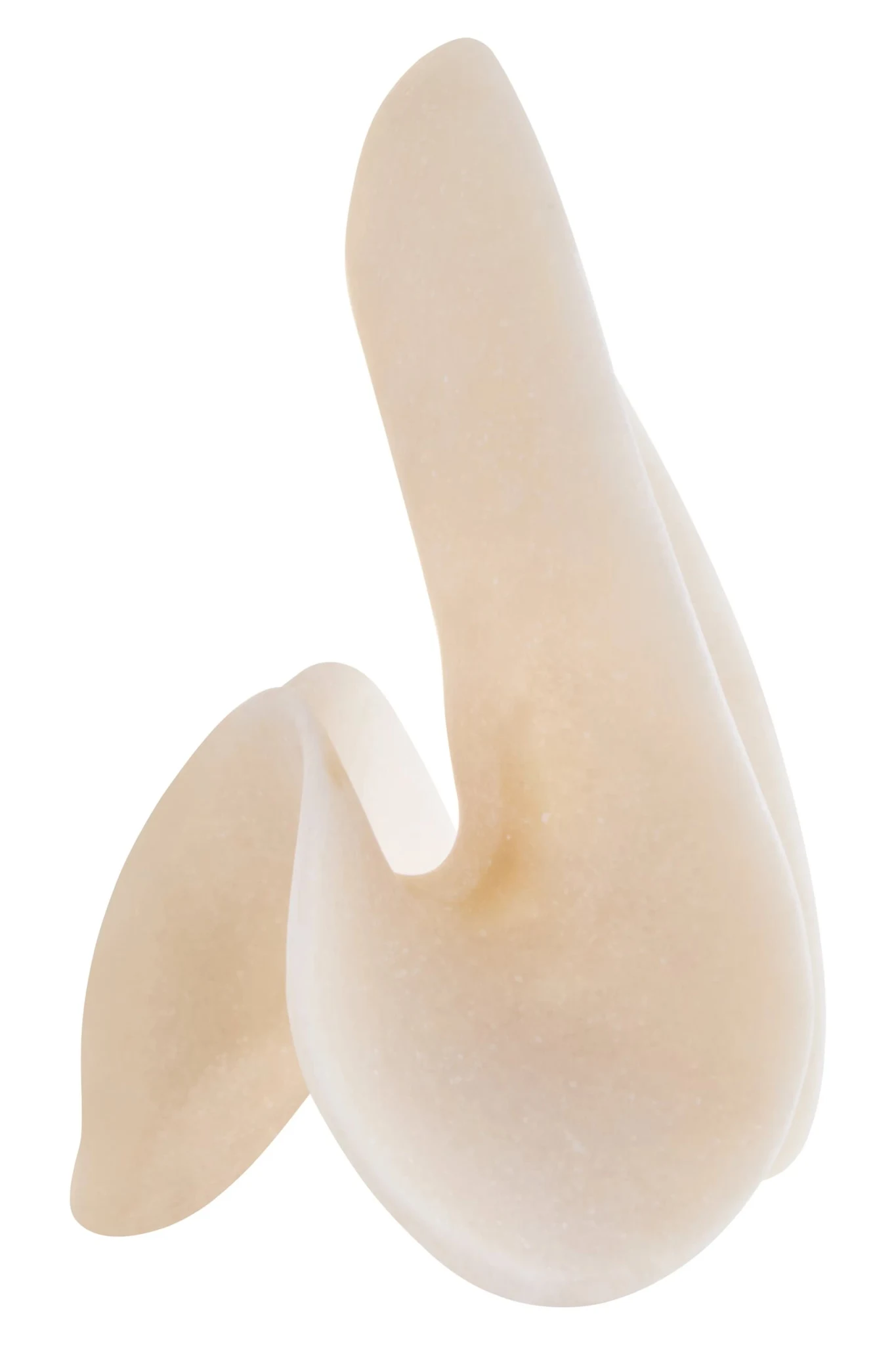 Broc White Marble Effect Small Abstract Loop Sculpture - Decorative, photo 8 of 8