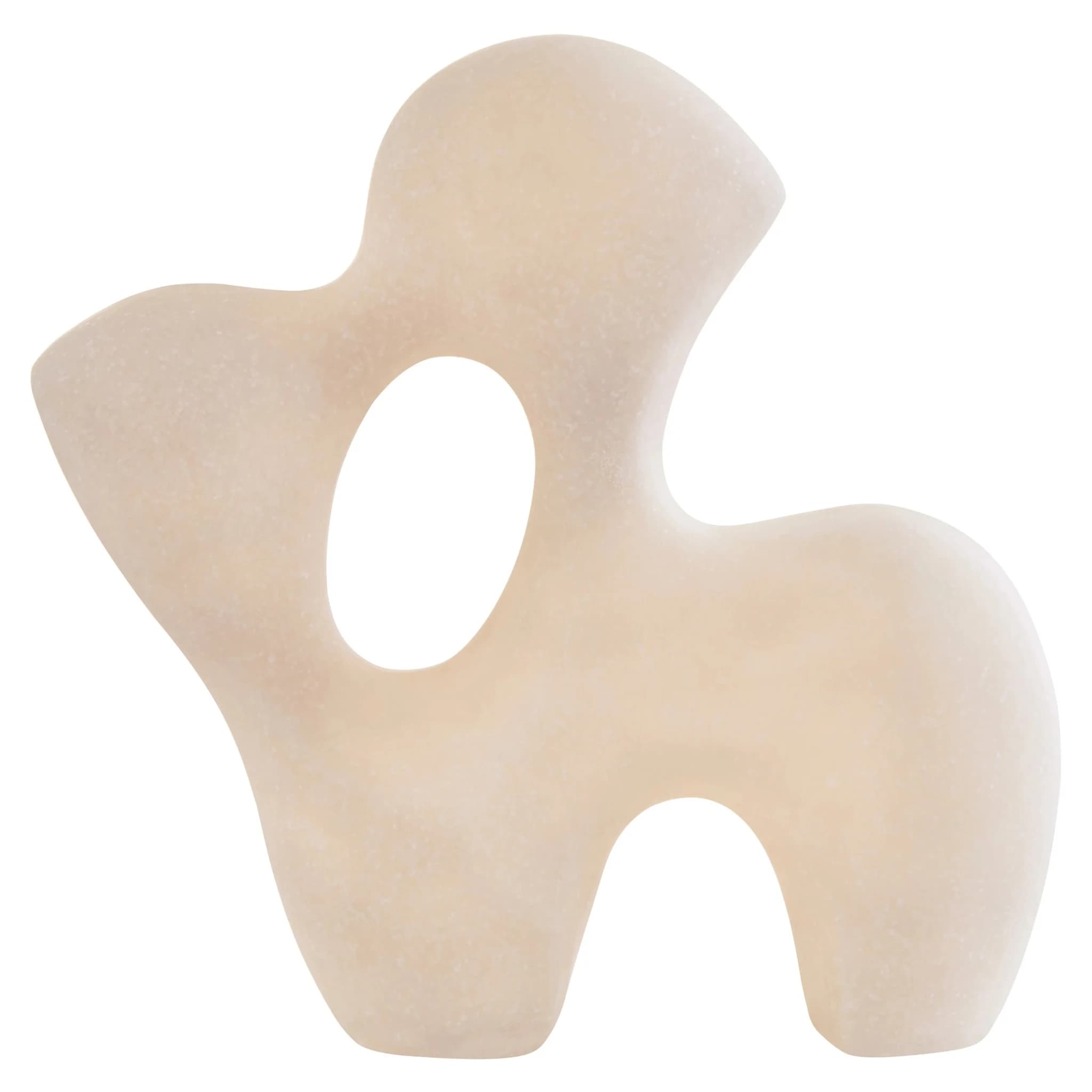 Broc White Marble Effect Organic Sculpture - Decorative, photo 7 of 8