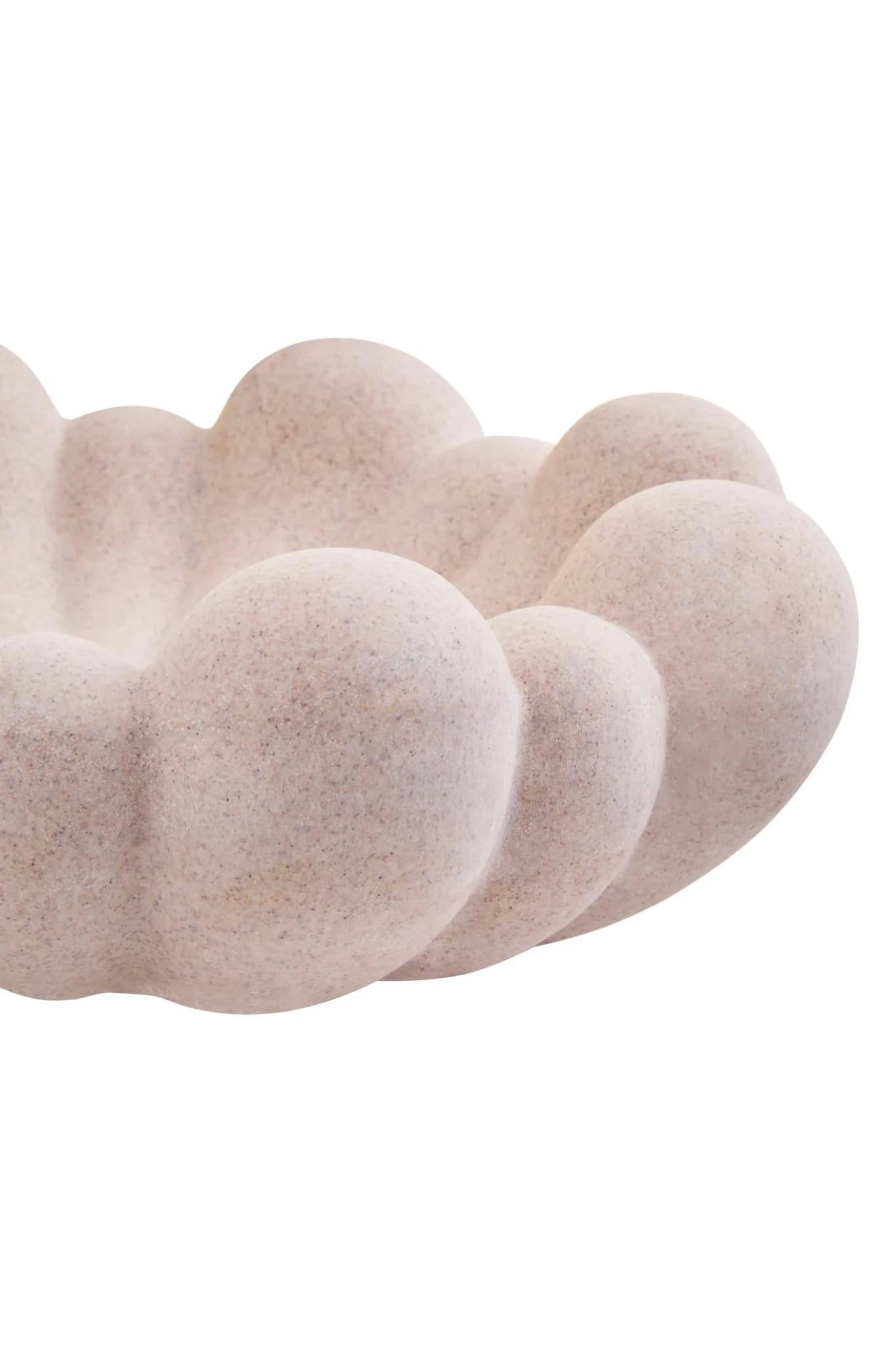 Broc Sandstone Effect Bubble Design Bowl - Decorative, photo 8 of 8