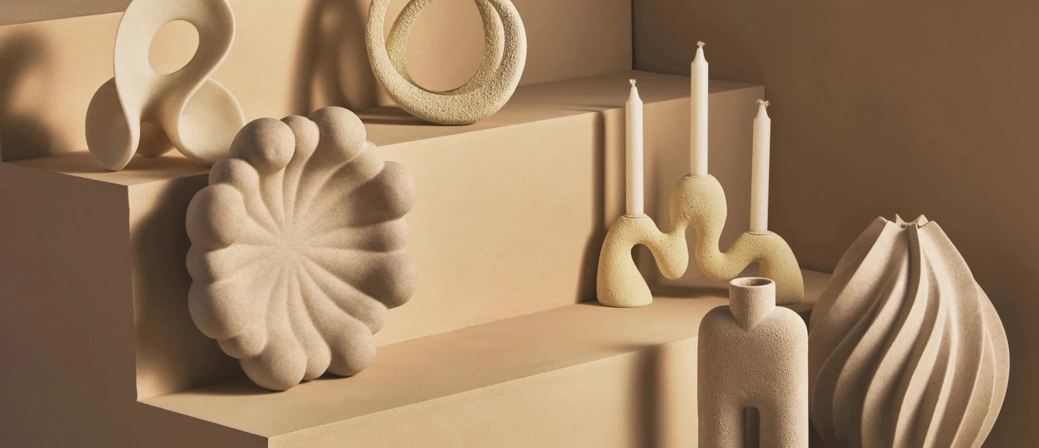 Broc Sandstone Effect Bubble Design Bowl - Decorative, photo 3 of 8