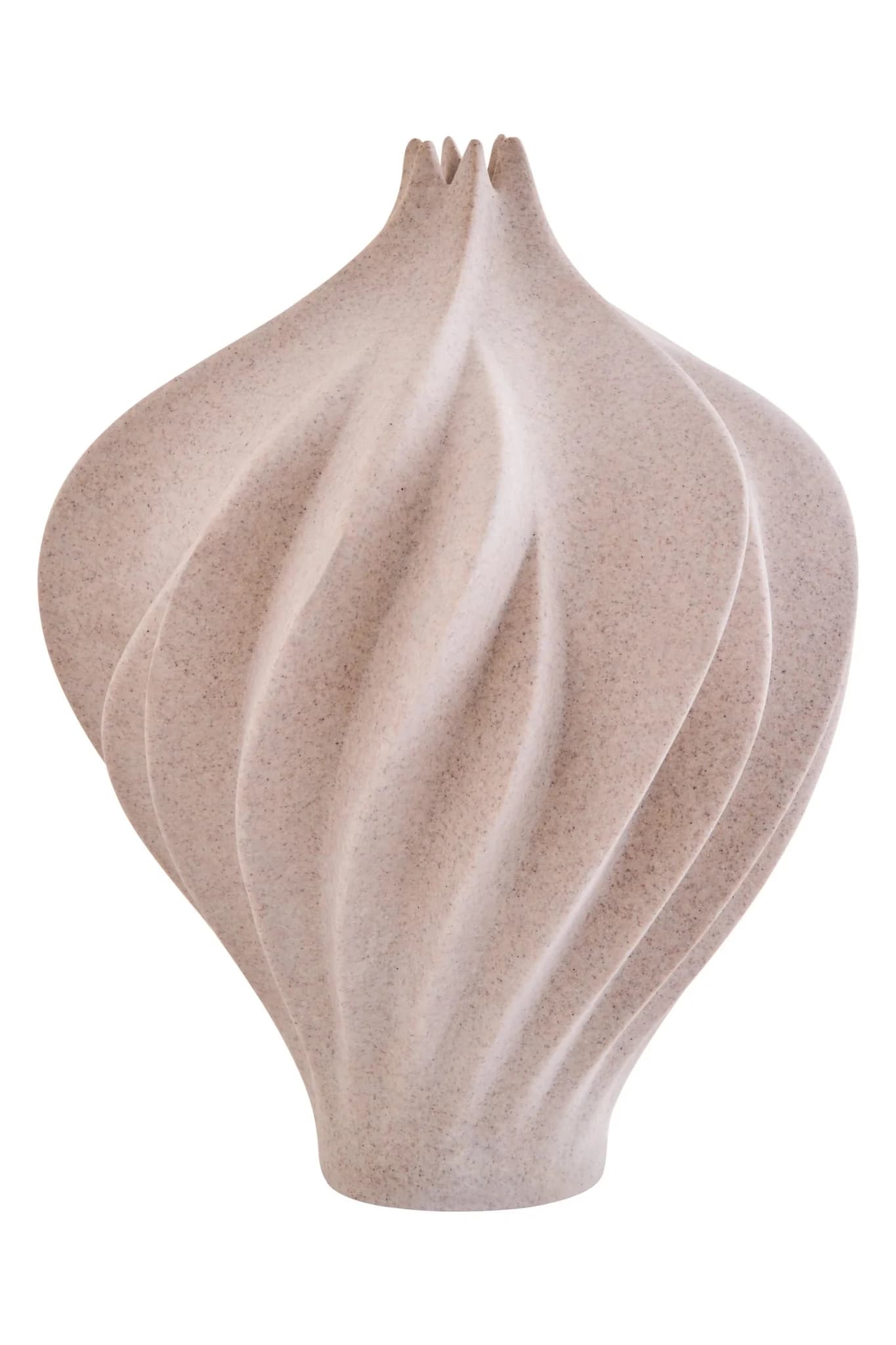 Broc Sandstone Effect Small Organic Vase - Vases, photo 5 of 8