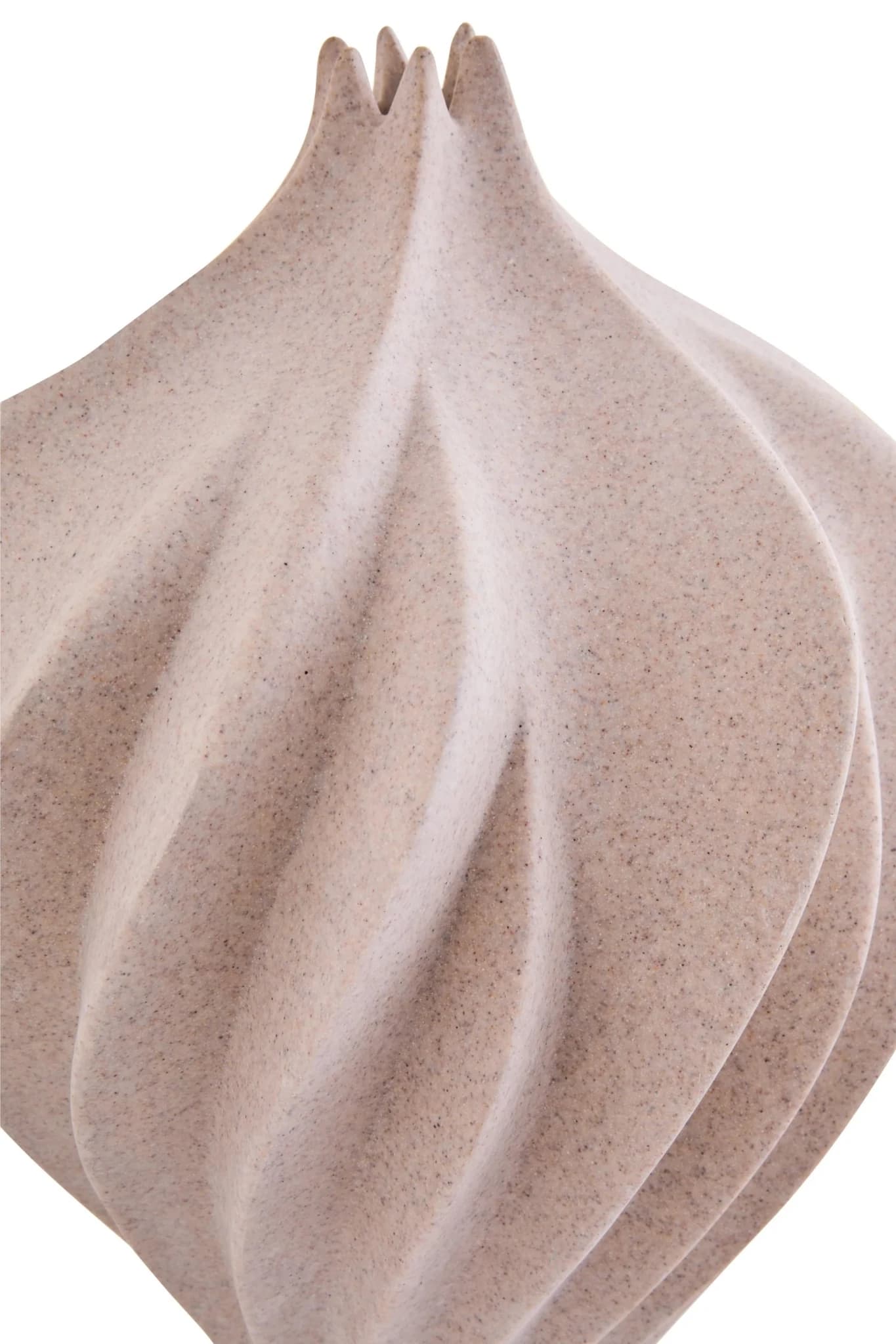 Broc Sandstone Effect Small Organic Vase - Vases, photo 8 of 8
