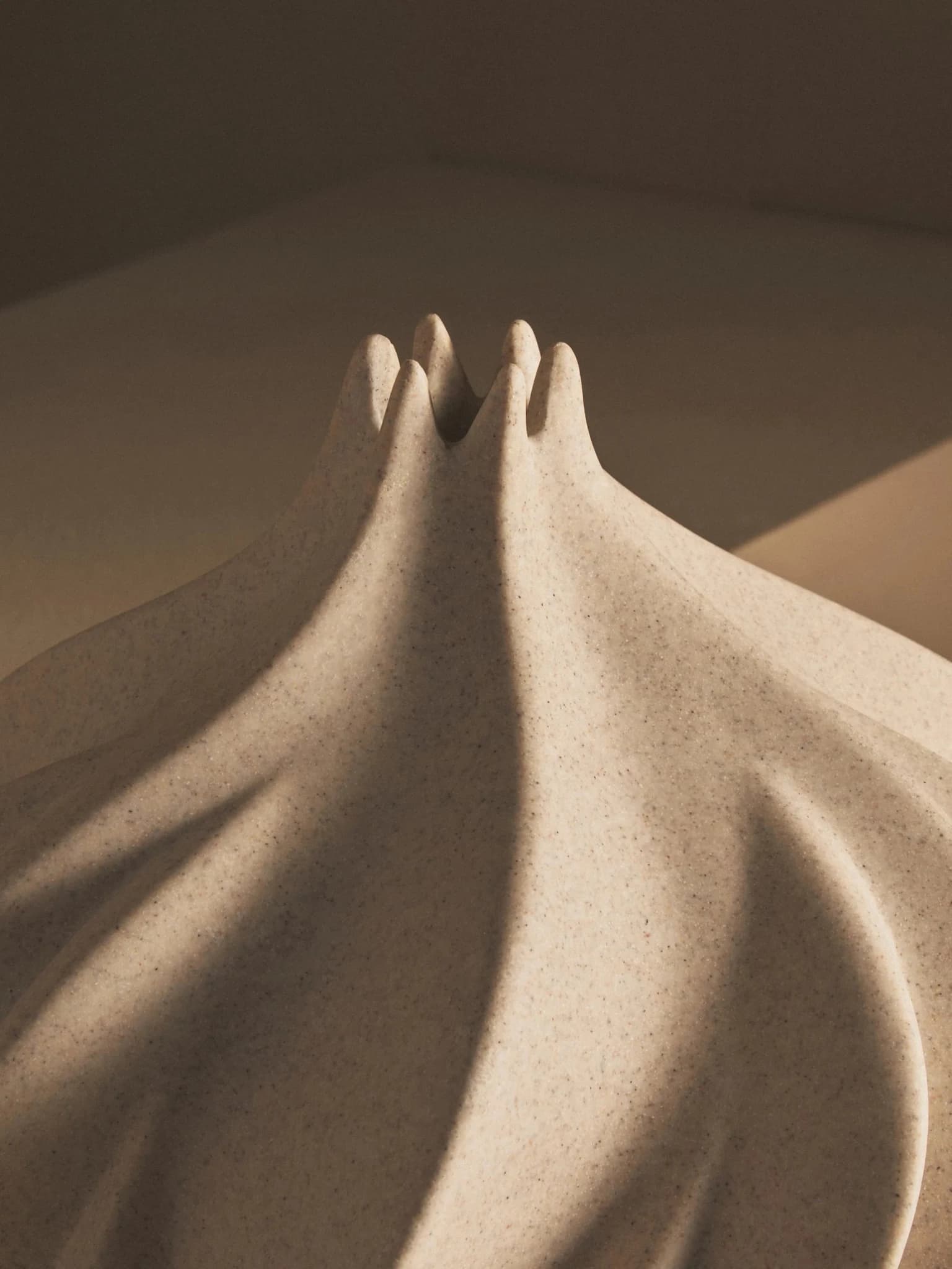 Broc Sandstone Effect Small Organic Vase - Vases, photo 2 of 8