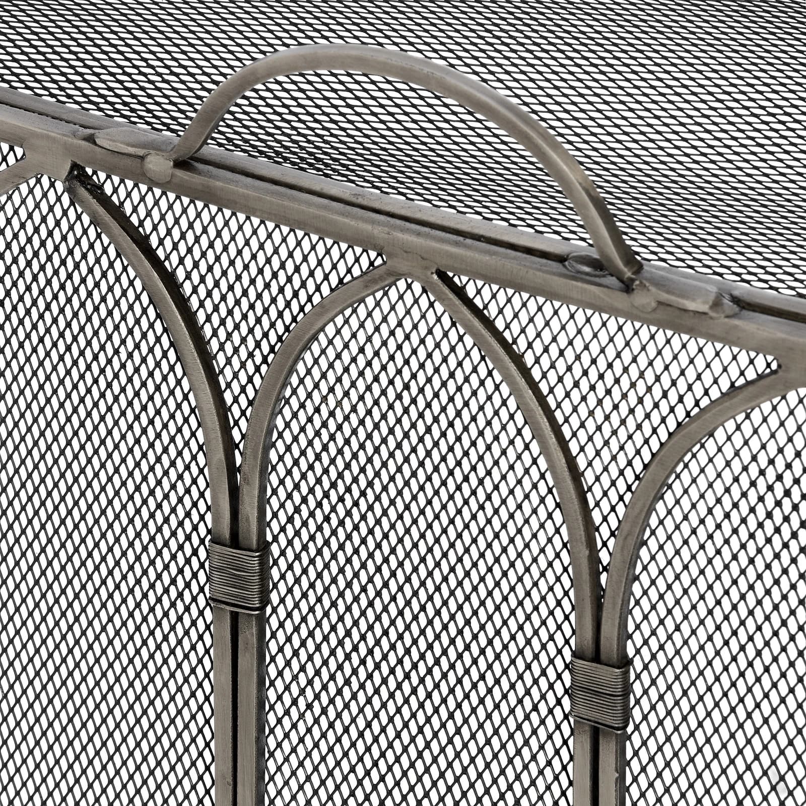Gothic Antique Pewter Firescreen - Decorative, photo 3 of 3
