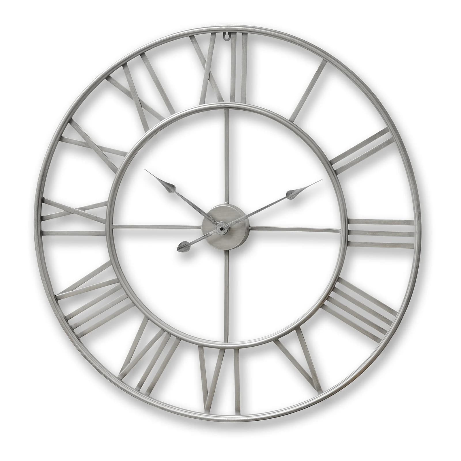 Large Silver Skeleton Wall Clock - Clocks, photo 3 of 6