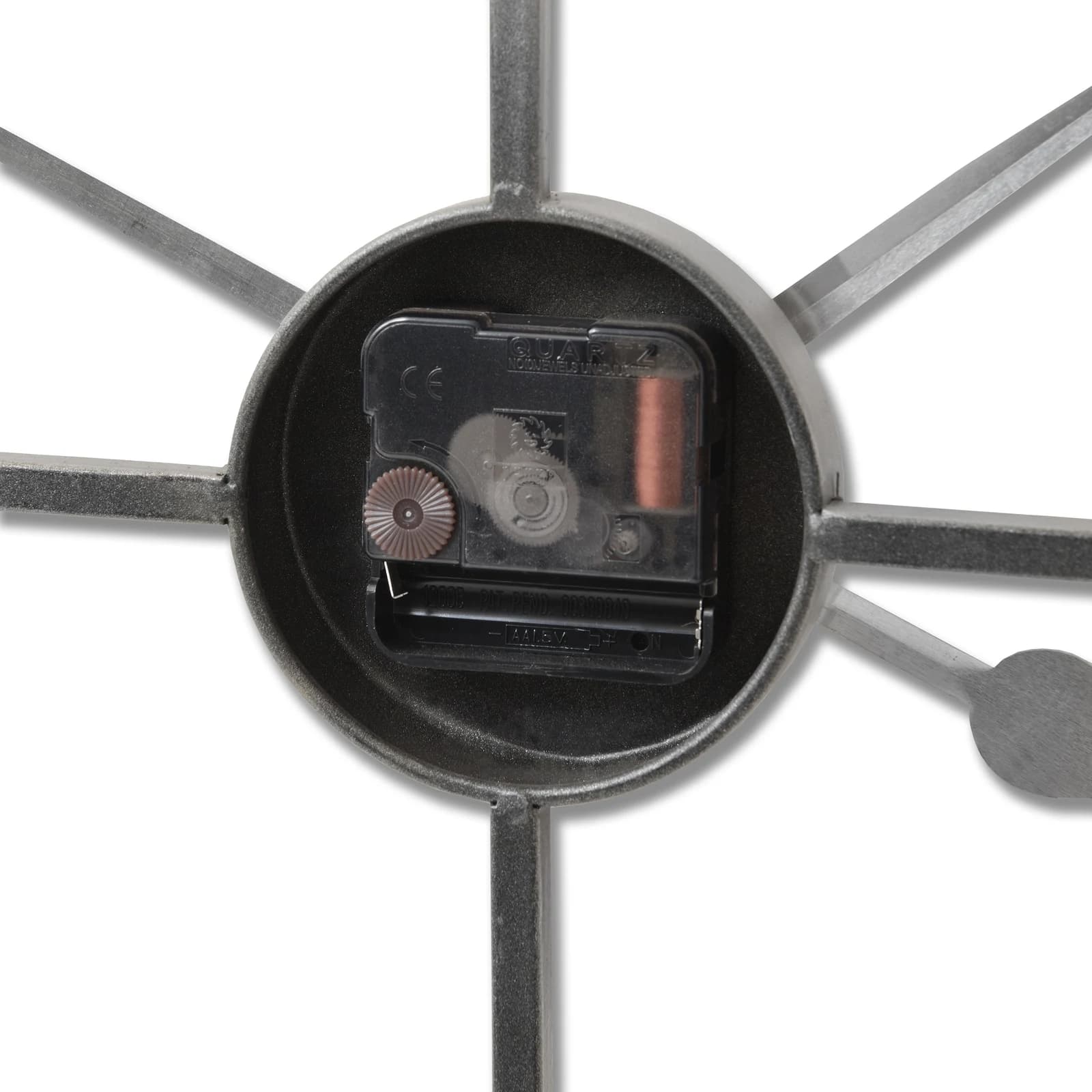 Large Silver Skeleton Wall Clock - Clocks, photo 6 of 6