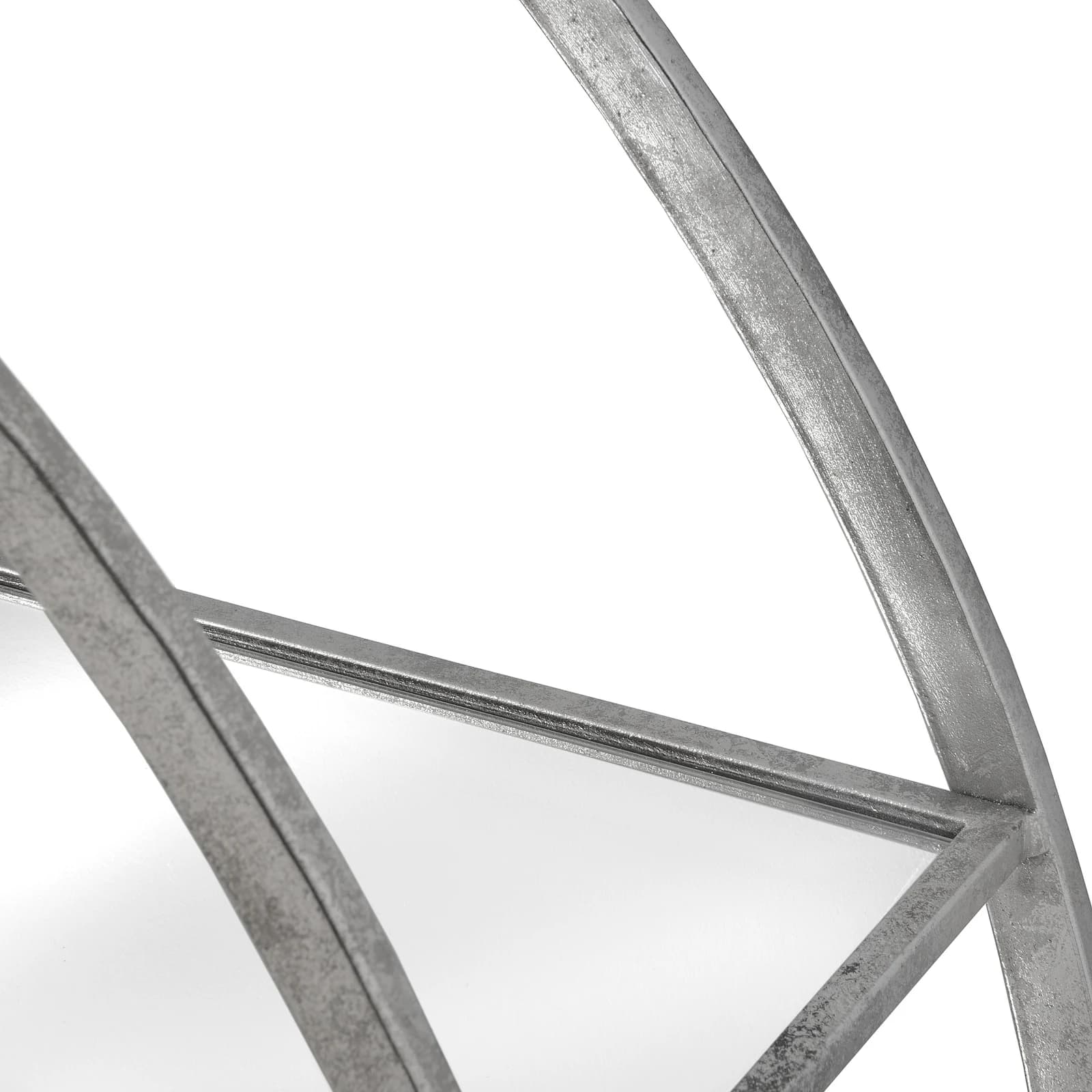 Large Circular Silver Wall Hanging Multi Shelf - Decorative, photo 5 of 5