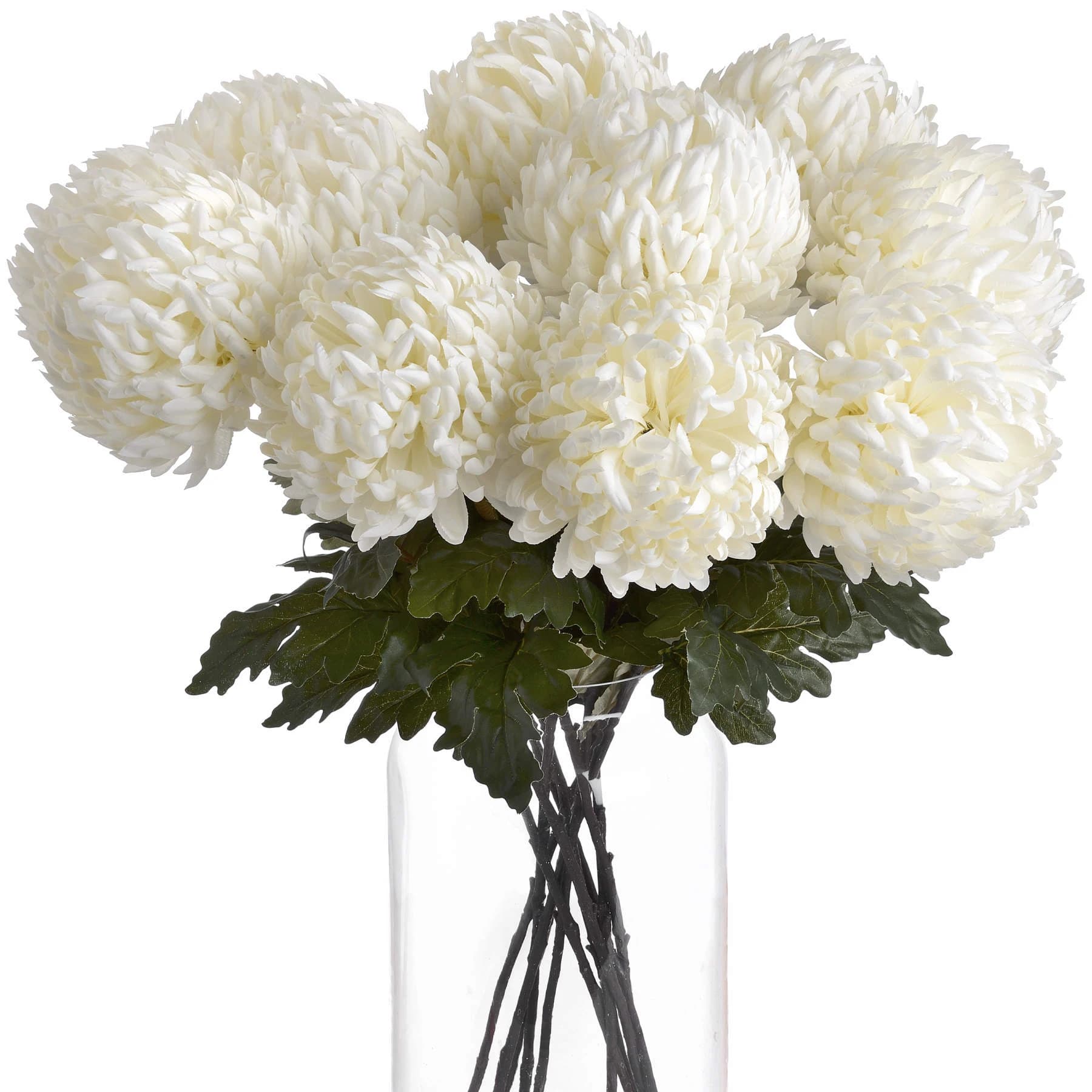 Large White Chrysanthemum — Pack of 5 - Artificial plants & flowers, photo 3 of 5