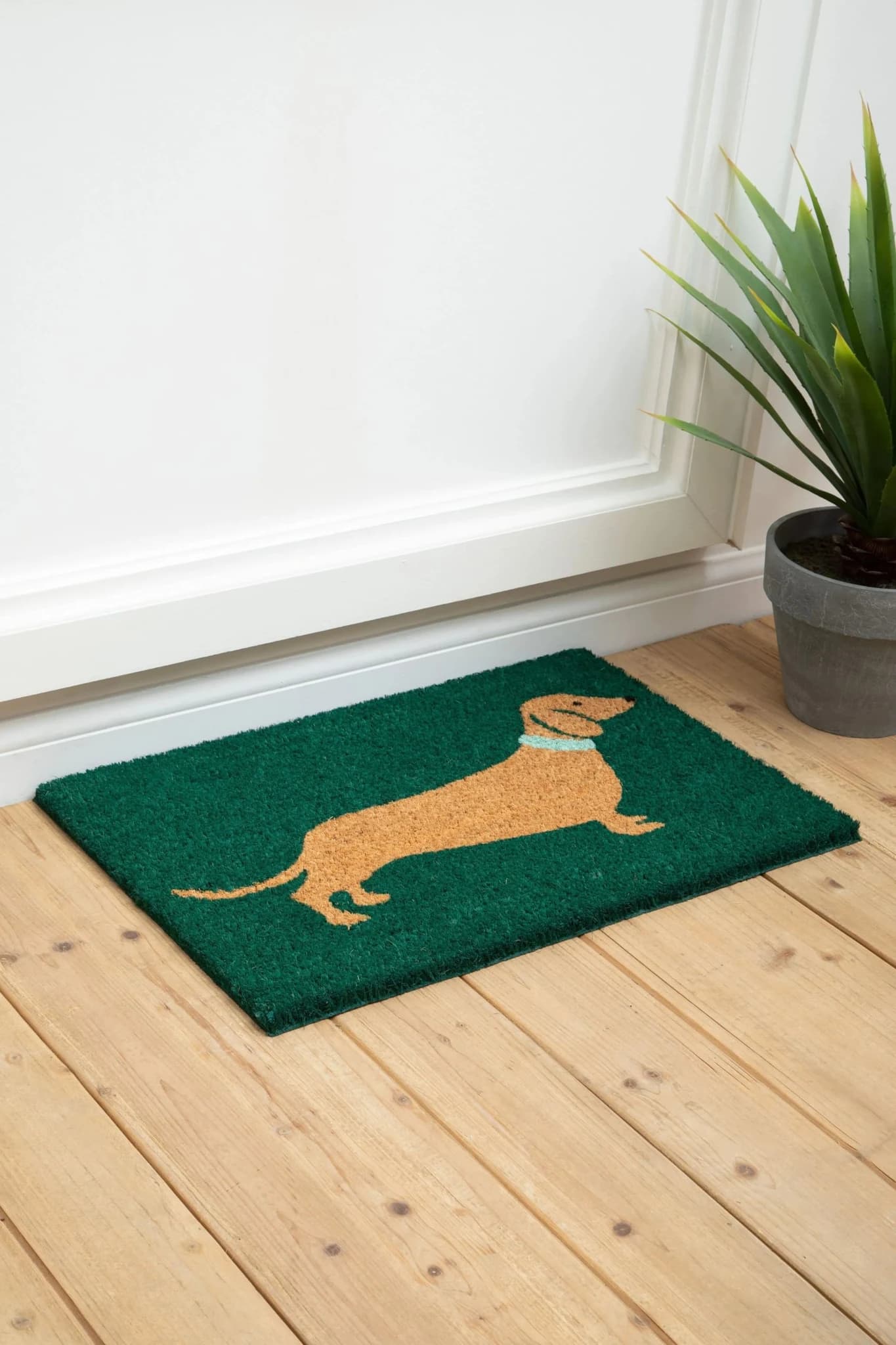 Filta Sausage Dog Coir Doormat - Decorative, photo 2 of 3