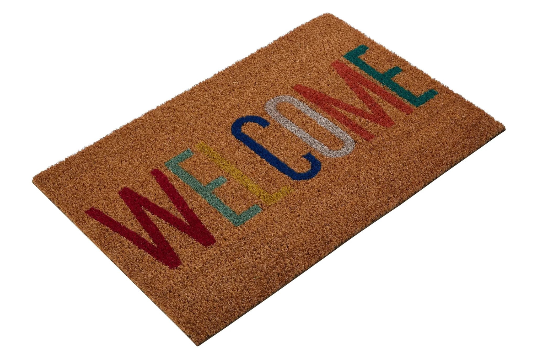 Filta Welcome Multicolour Coir Doormat - Decorative, photo 2 of 3
