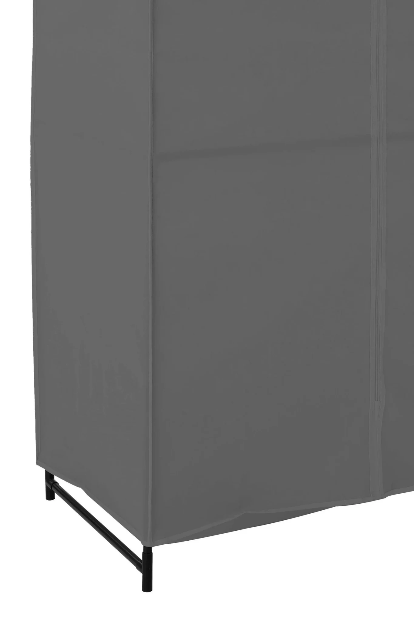 Dara Grey Fabric Wardrobe With Shelf - Bookcases & shelving, photo 7 of 8