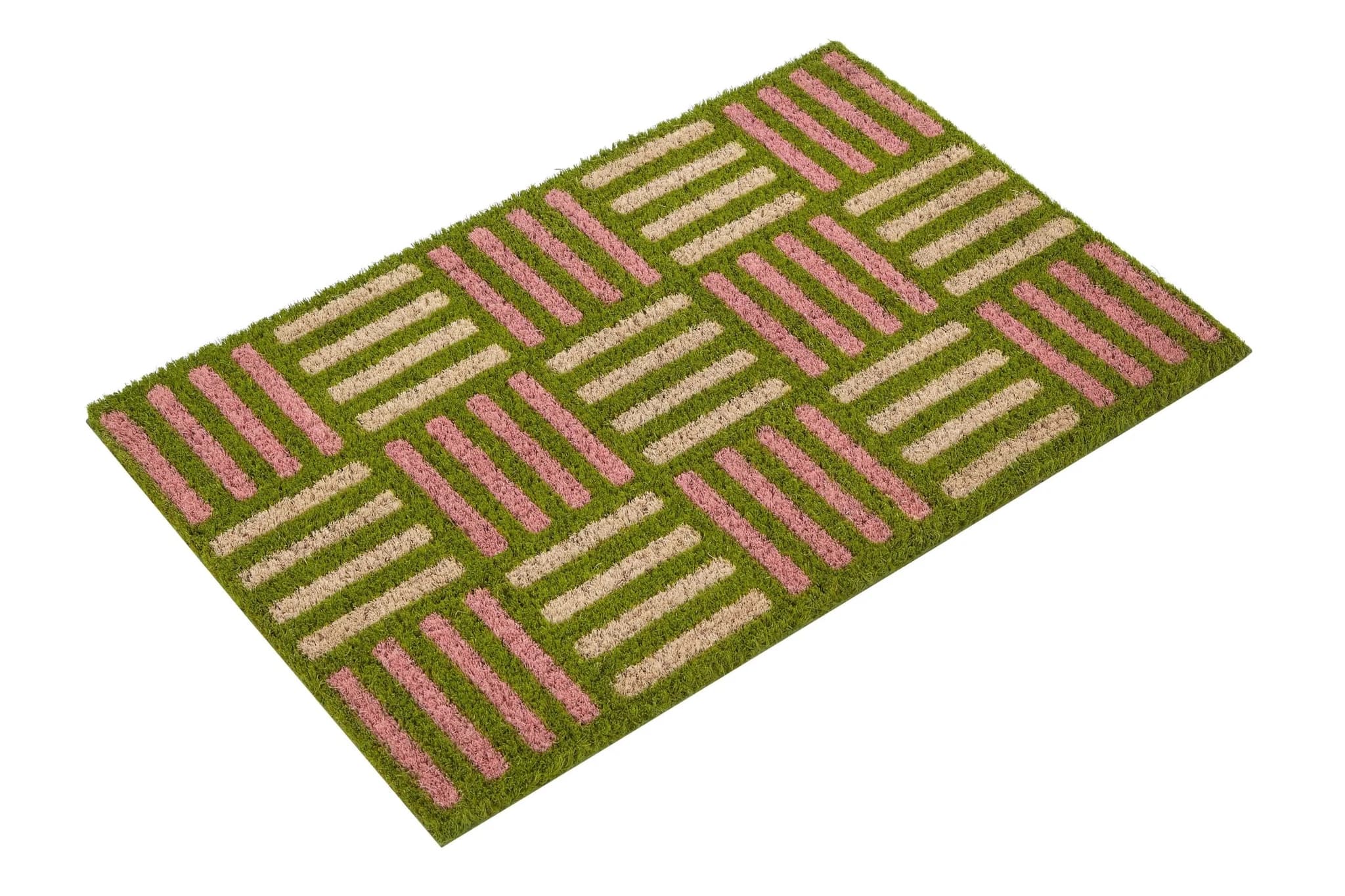 Filta Green Grid Design Doormat - Decorative, photo 2 of 3
