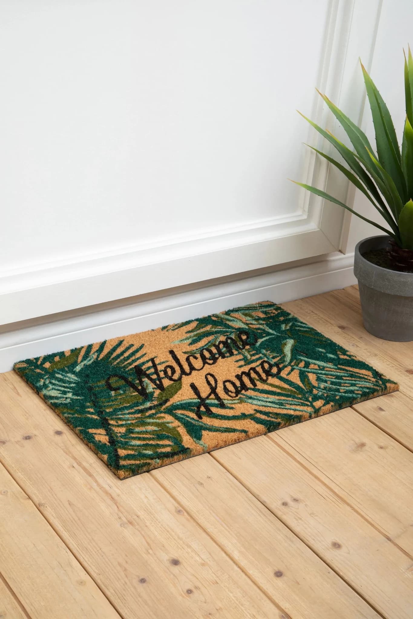 Filta Winter Palm Doormat - Decorative, photo 2 of 7