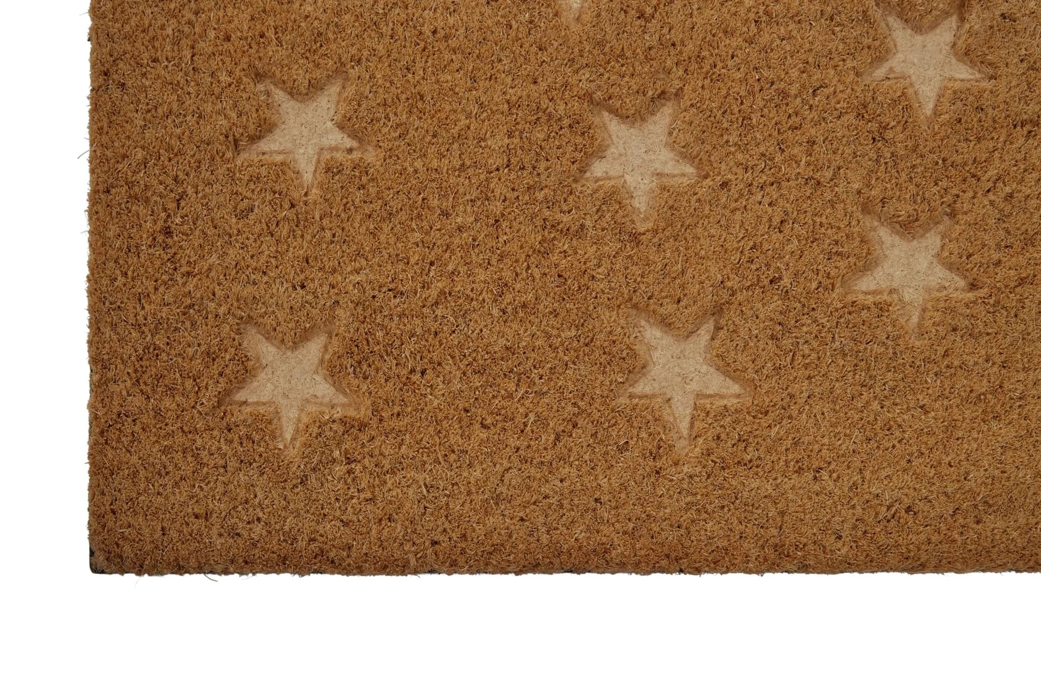 Filta Star Embossed Coir Doormat - Decorative, photo 5 of 5