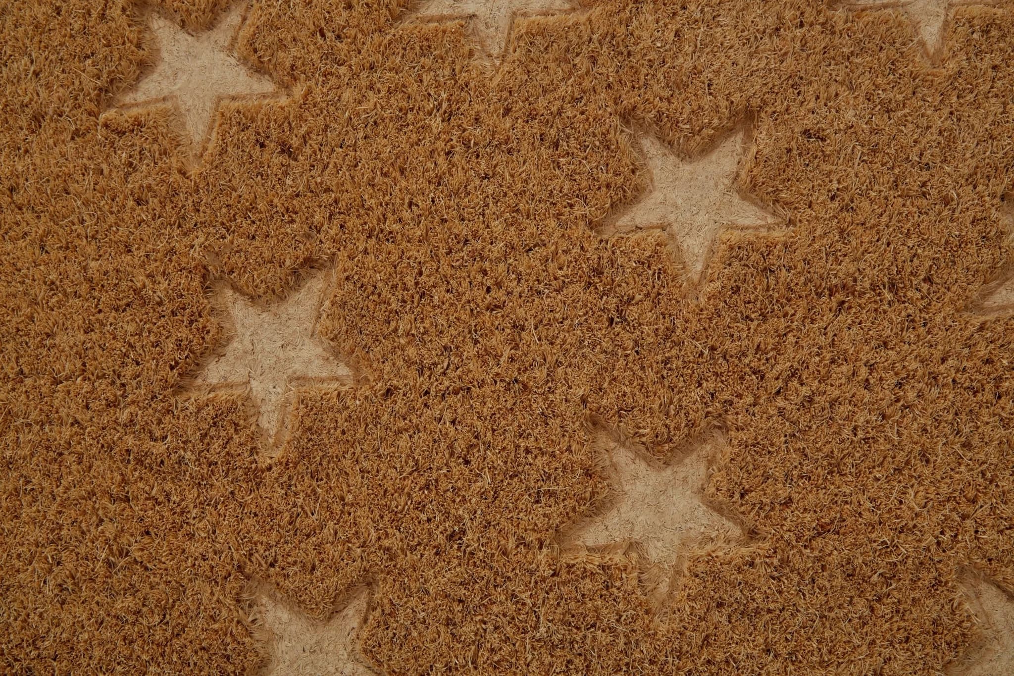 Filta Star Embossed Coir Doormat - Decorative, photo 4 of 5