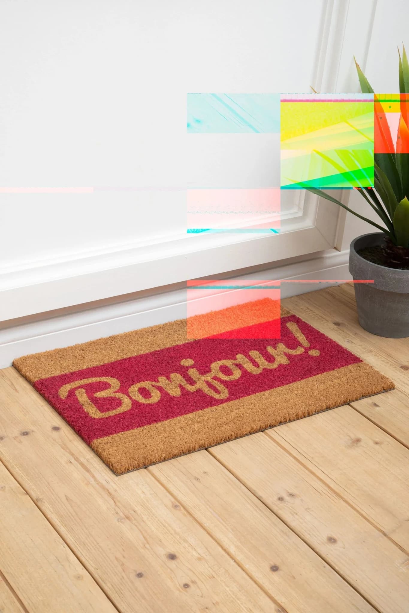Filta Bonjour Doormat - Decorative, photo 2 of 5