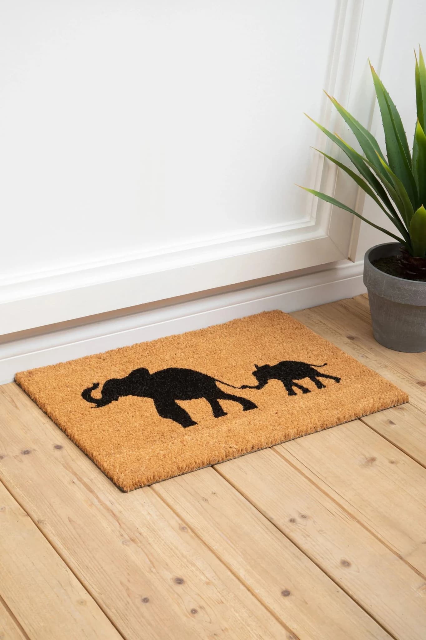 Filta Elephant And Baby Elephant Doormat - Decorative, photo 2 of 6