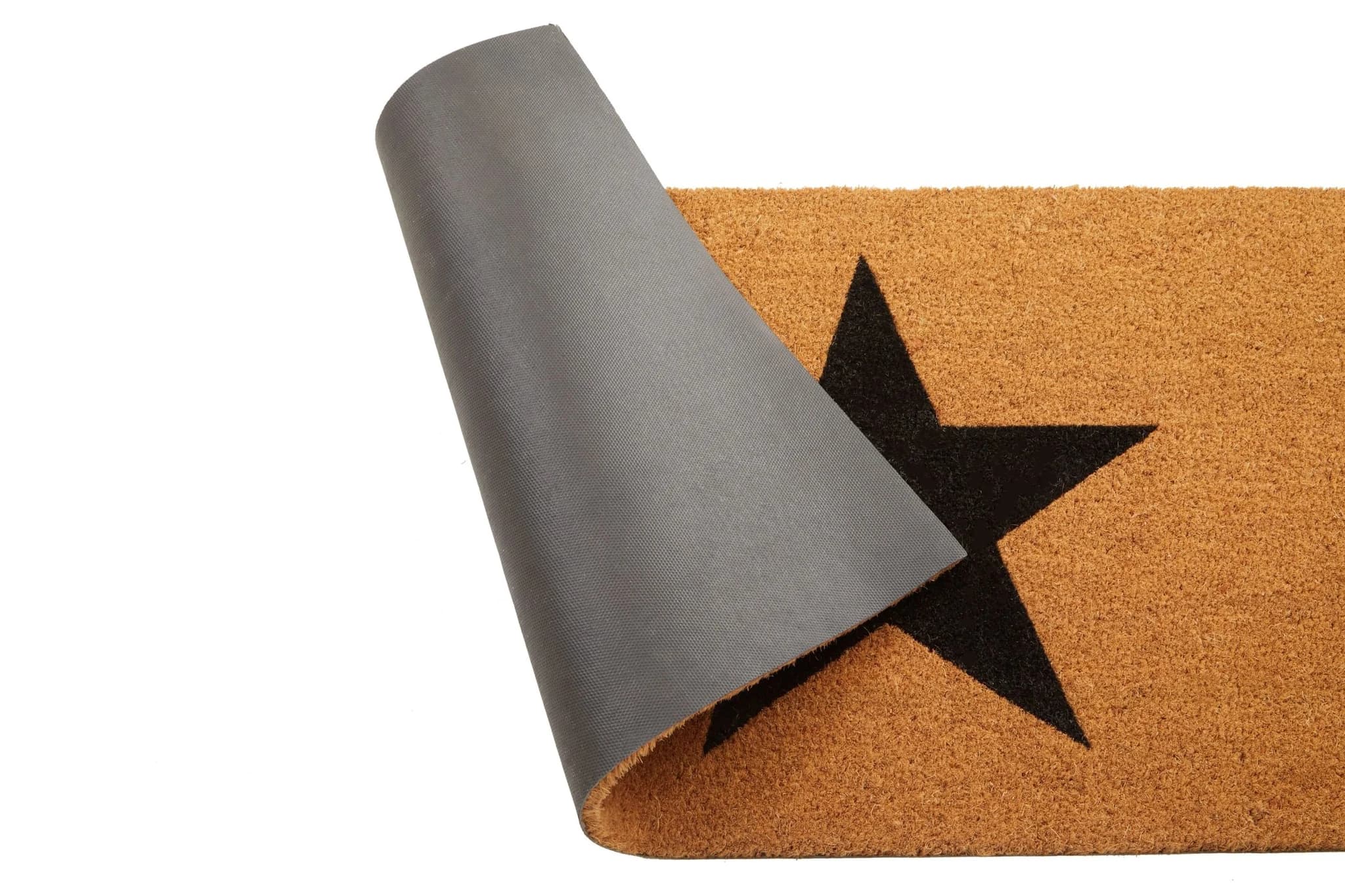 Filta Black Star Extra Large Coir Doormat - Decorative, photo 2 of 5