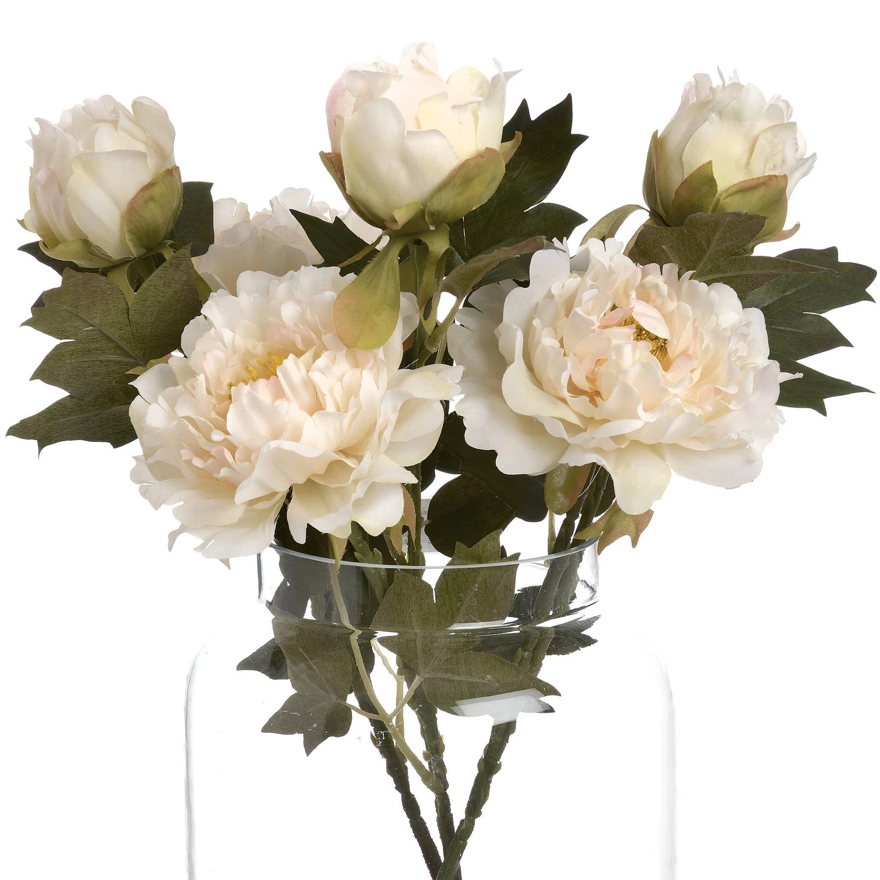White Fashion Peony — Pack of 5 - Artificial plants & flowers, photo 4 of 5