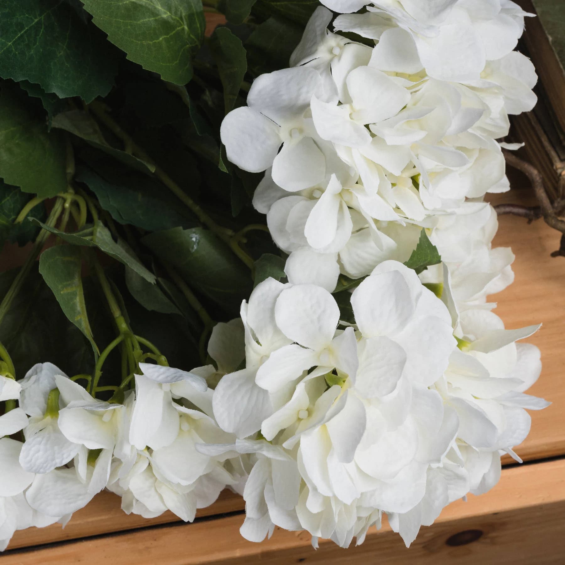 White Hydrangea Bouquet — Pack of 3 - Artificial plants & flowers, photo 3 of 5