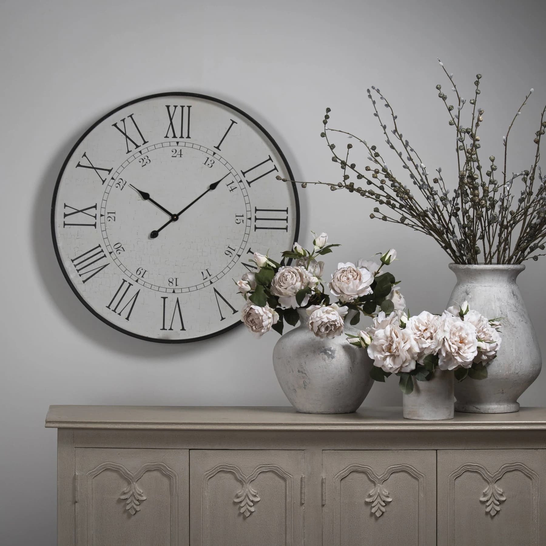 Large Embossed Station Clock - Clocks, photo 6 of 6