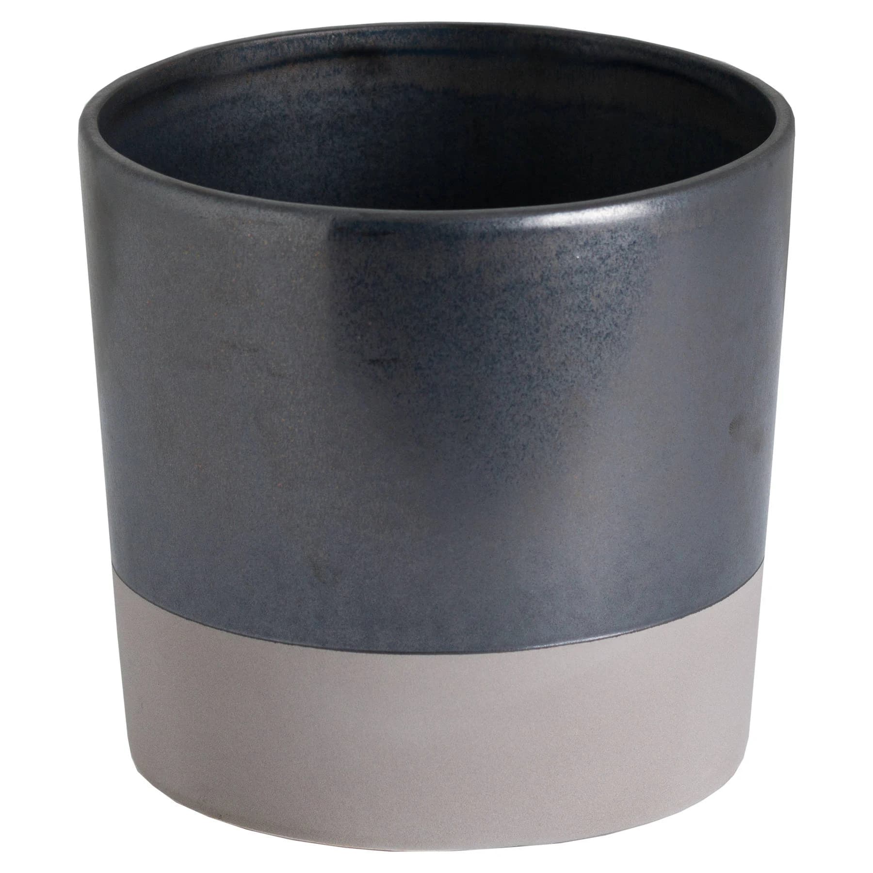 Large Metallic Grey Ceramic Planter - Planters & pots, photo 2 of 4