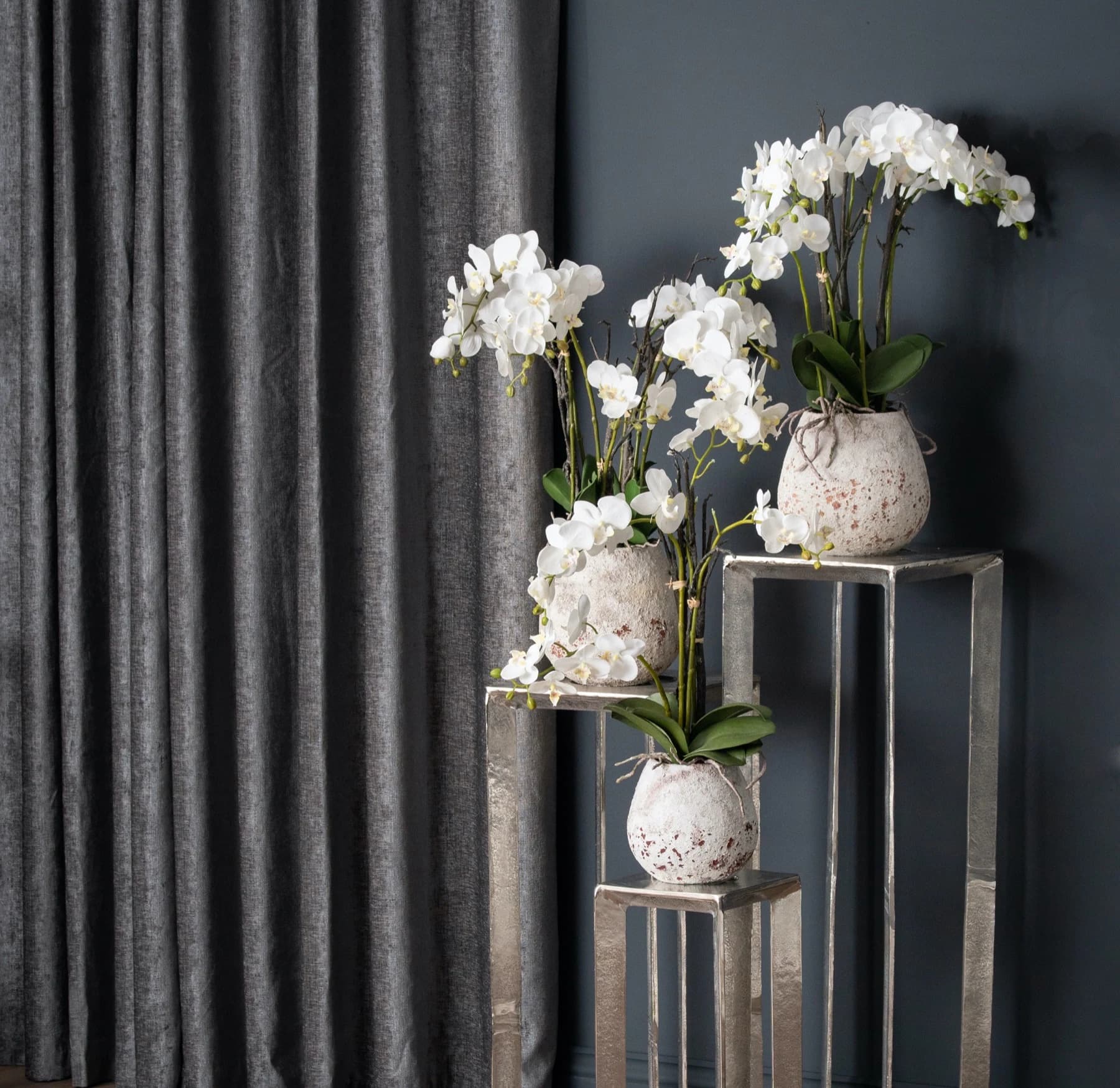 White Orchid In Stone Pot - Dining tables, photo 4 of 4