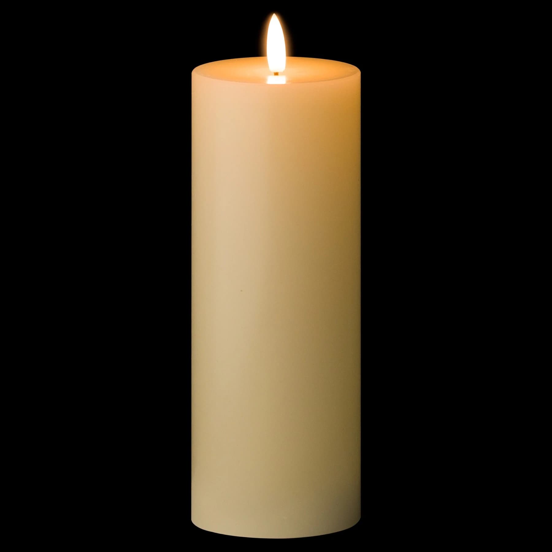 Luxe Collection Natural Glow 3 x 8 LED Cream Wax Candle - Candles, photo 3 of 6