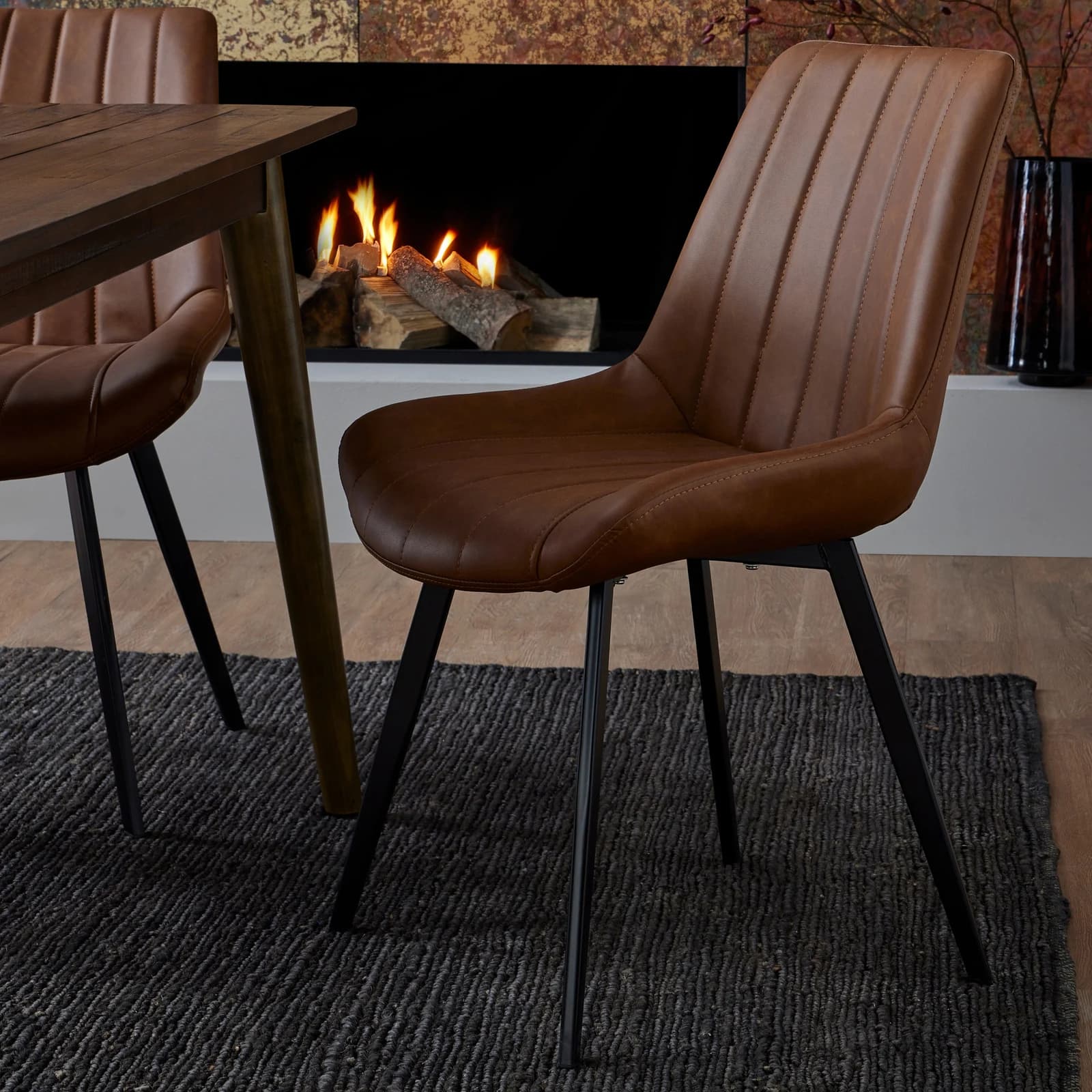 Malmo Tan Dining Chair - Chairs, photo 6 of 6