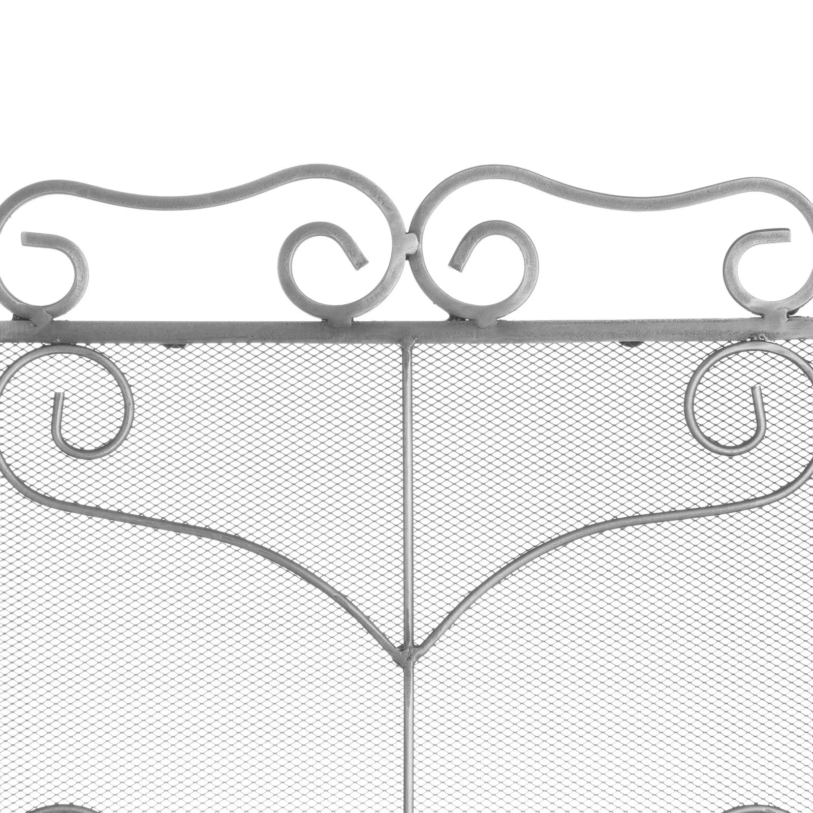 Heavy Large Antique Silver Fire Screen - Decorative, photo 3 of 3