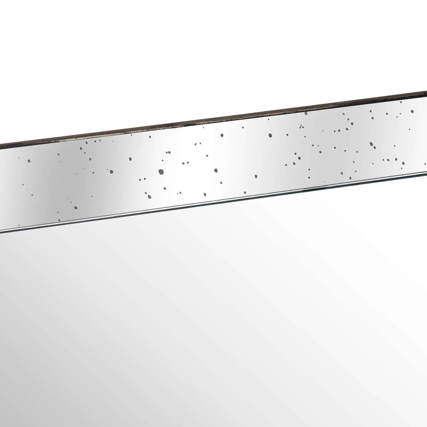 Astor Distressed Large Mirrored Tray With Wooden Detailing - Trays & baskets, photo 3 of 5