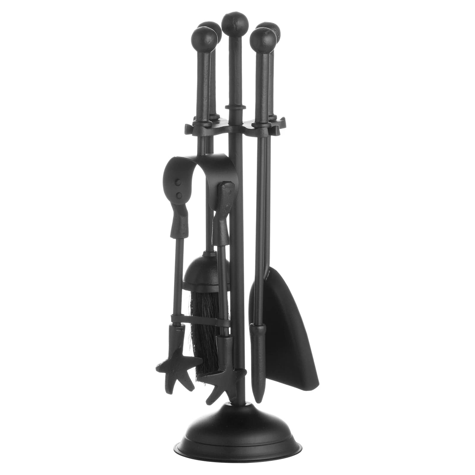 Ball Topped Companion Set In Black - Decorative, photo 2 of 3