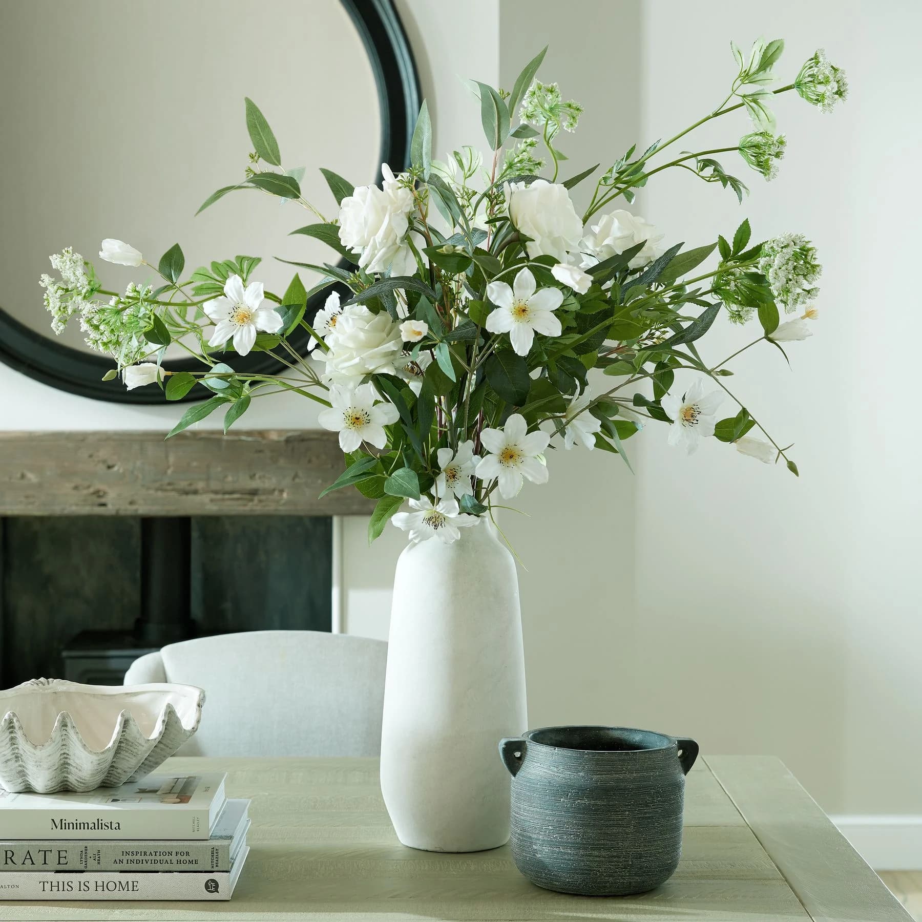 Large White Garden Rose — Pack of 5 - Artificial plants & flowers, photo 4 of 4