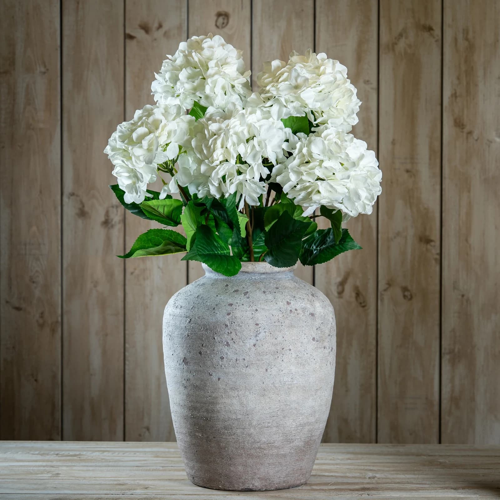 Single White Hydrangea — Pack of 5 - Artificial plants & flowers, photo 2 of 5