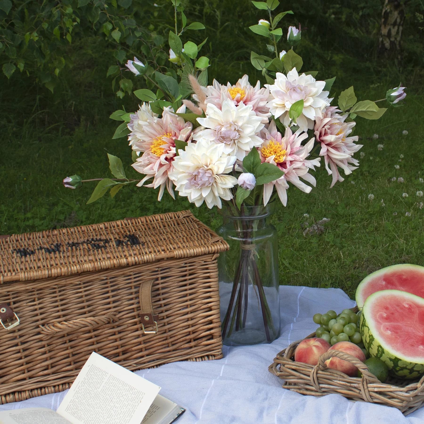 Lush Pink Dahlia — Pack of 5 - Artificial plants & flowers, photo 5 of 5