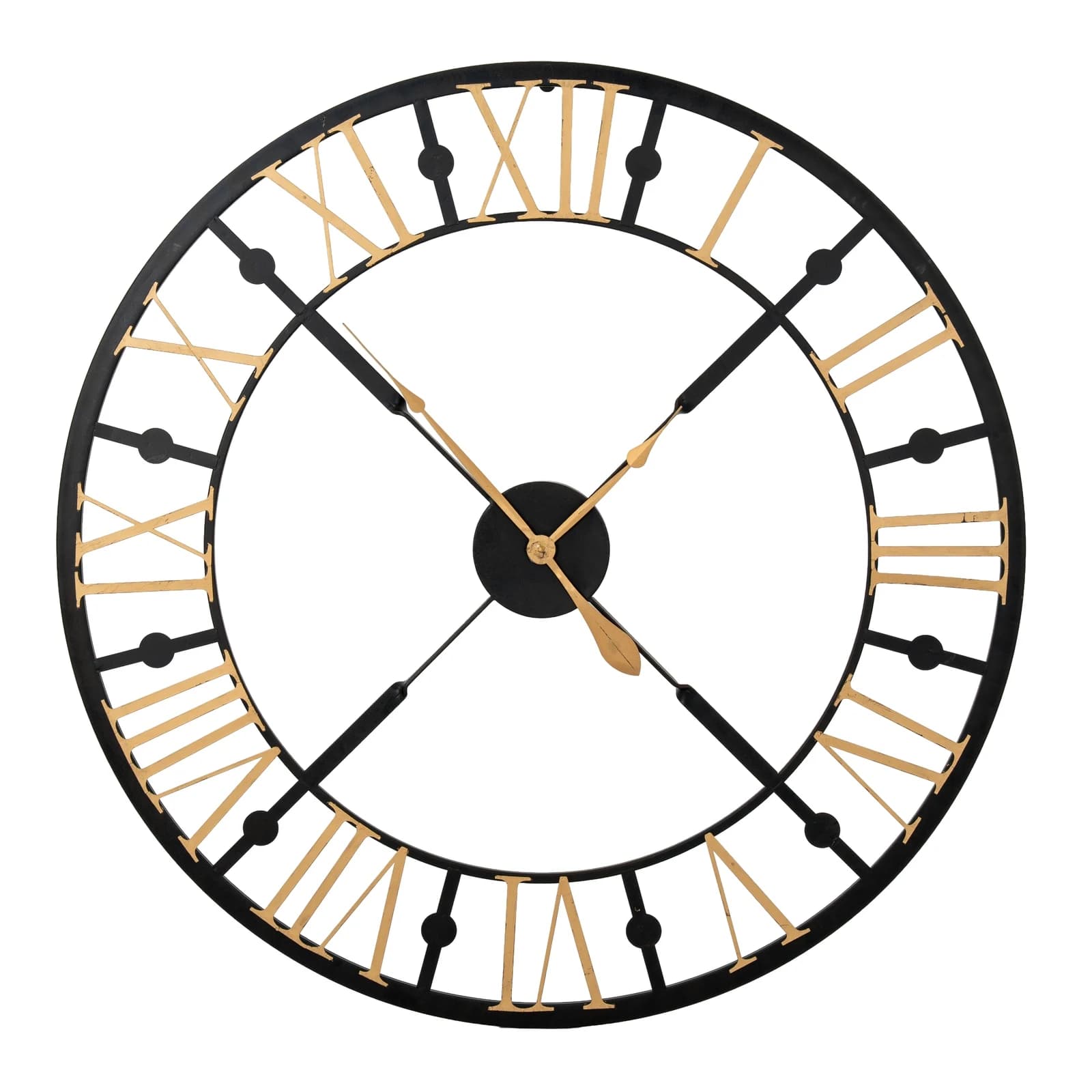 Black And Gold Skeleton Clock - Clocks, photo 2 of 5