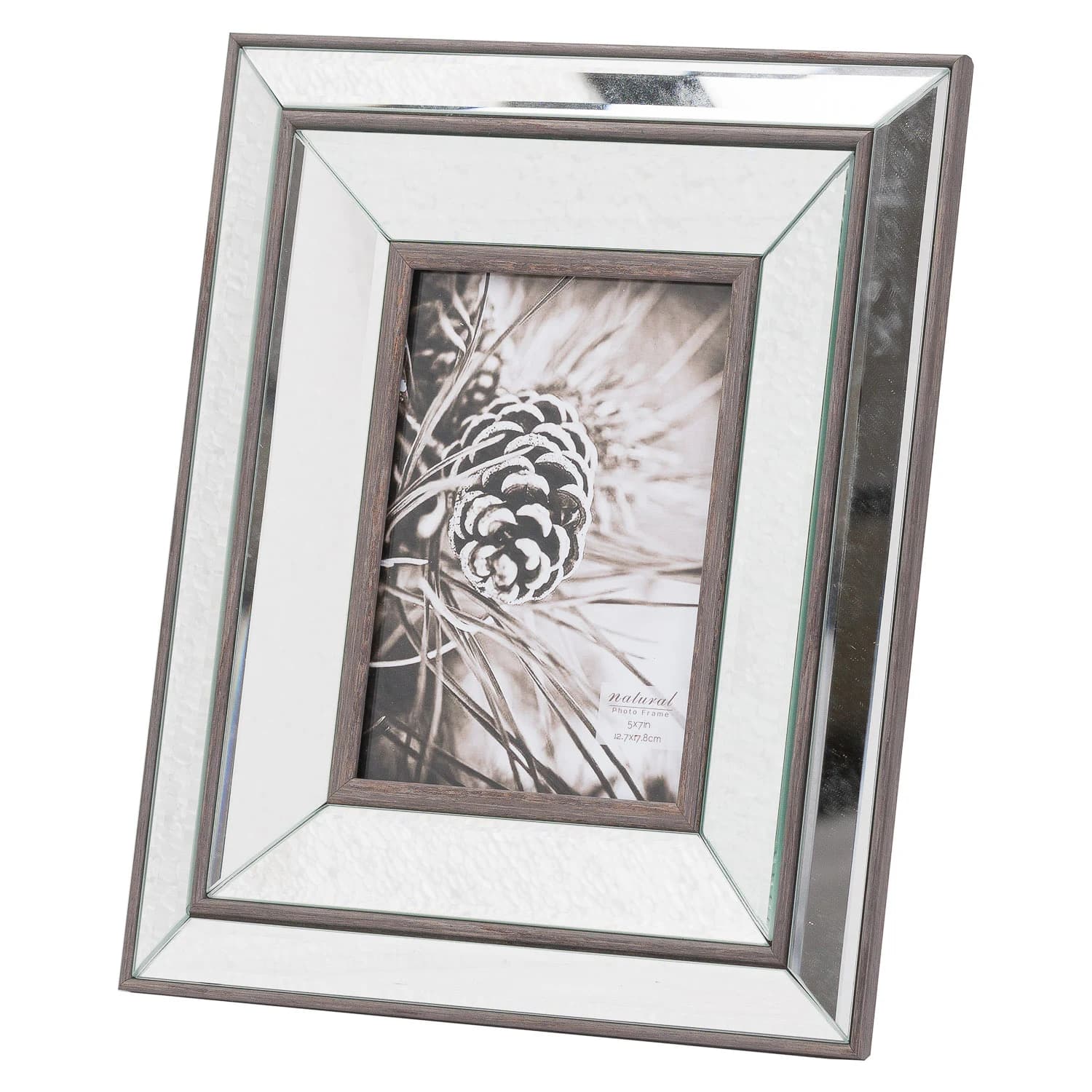 Tristan Mirror And Wood 5X7 Frame - Mirrors, photo 2 of 4