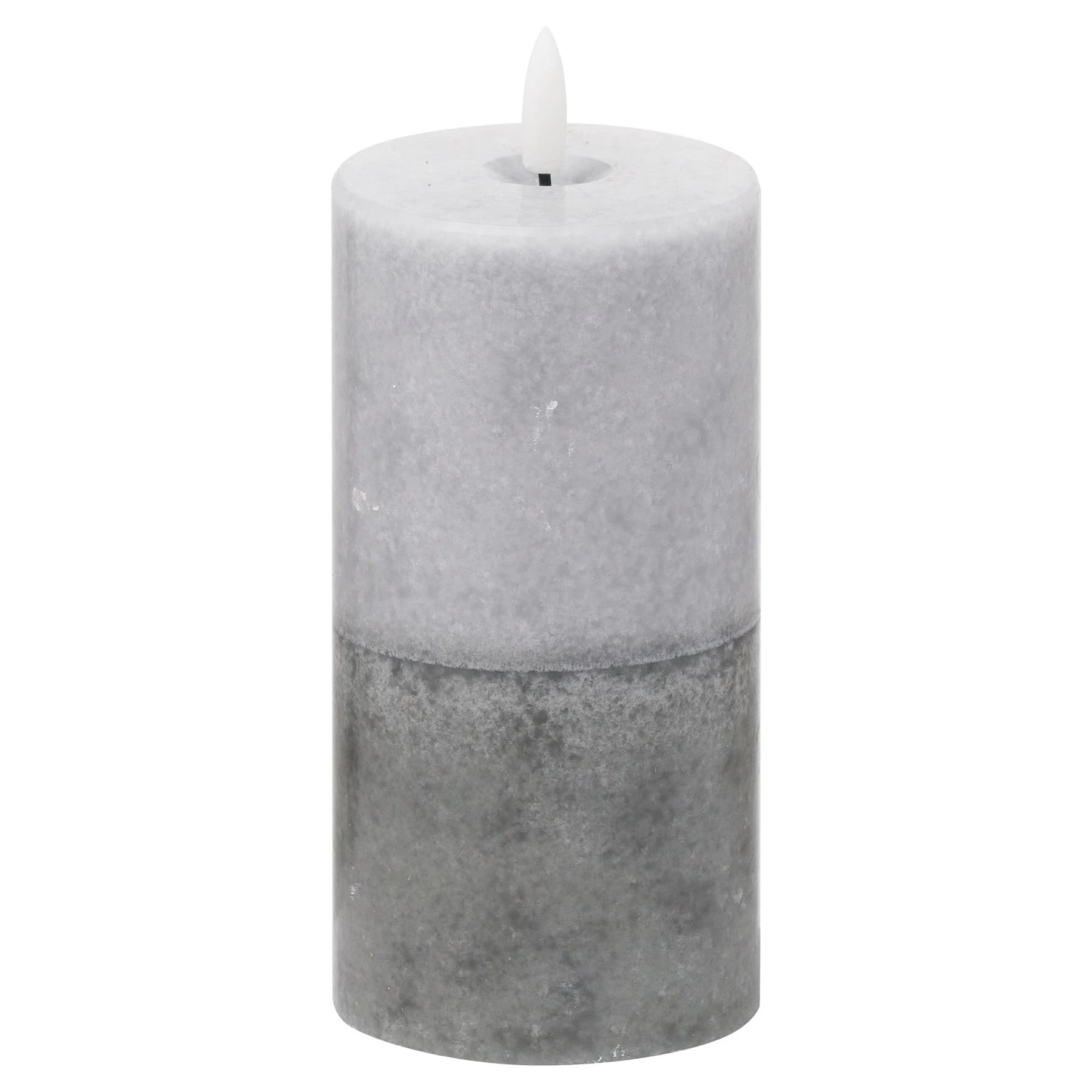 Luxe Collection Natural Glow 3x6 Stone LED Wax Candle - Candles, photo 2 of 4