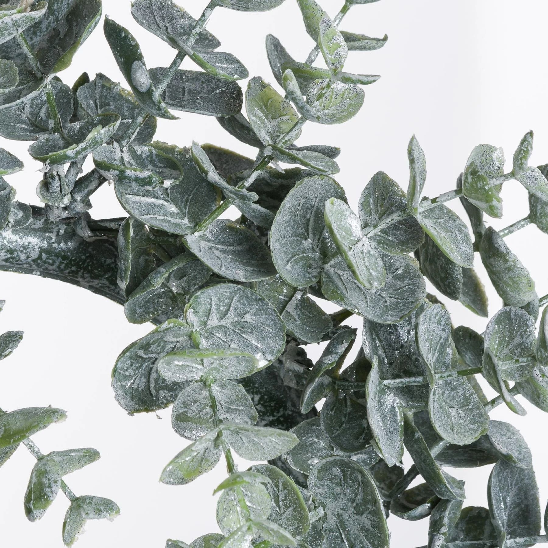 Large Frosted Eucalyptus Candle Wreath — Pack of 3 - Artificial plants & flowers, photo 2 of 5