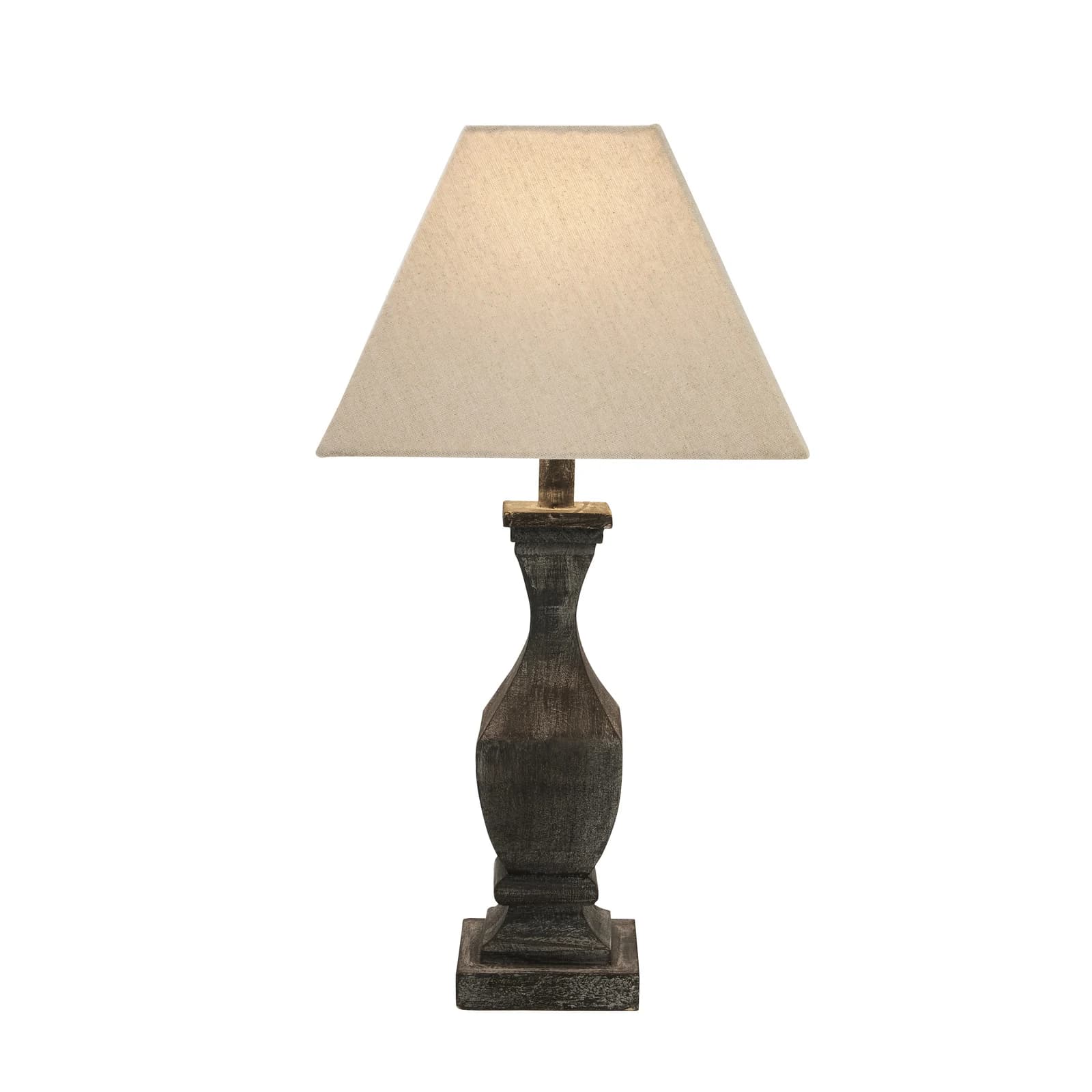 Incia Fluted Wooden Table Lamp - Table lamps, photo 4 of 6