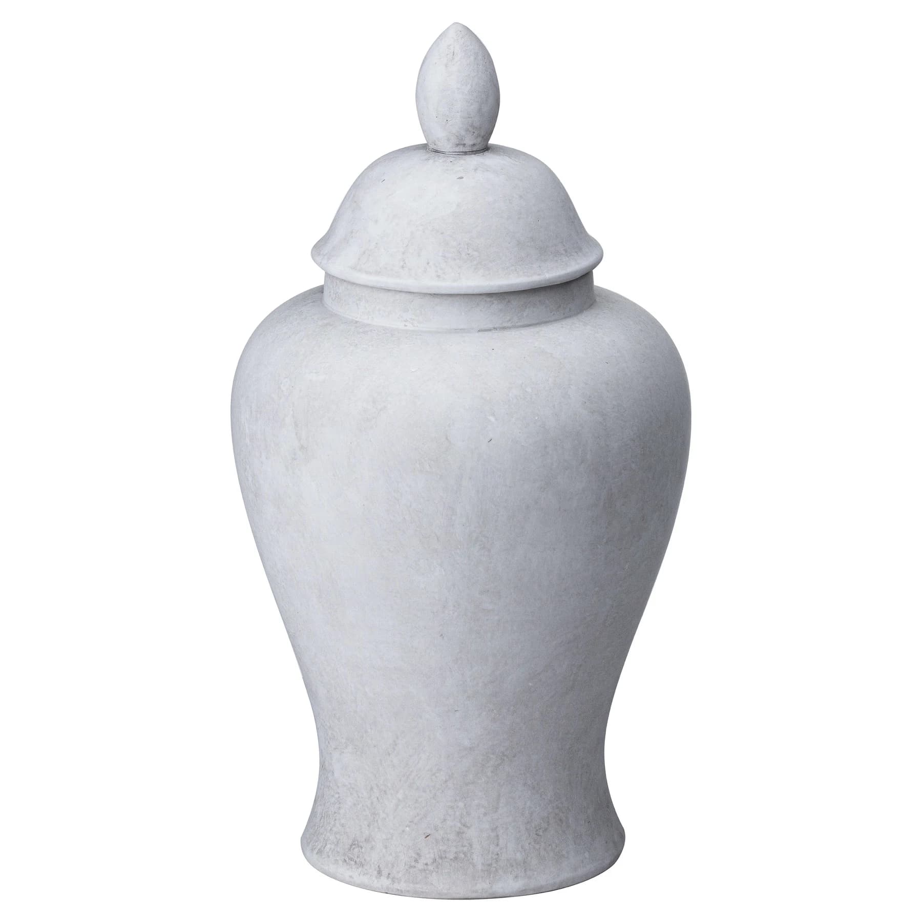 Darcy Large Stone Ginger Jar - Vases, photo 2 of 3