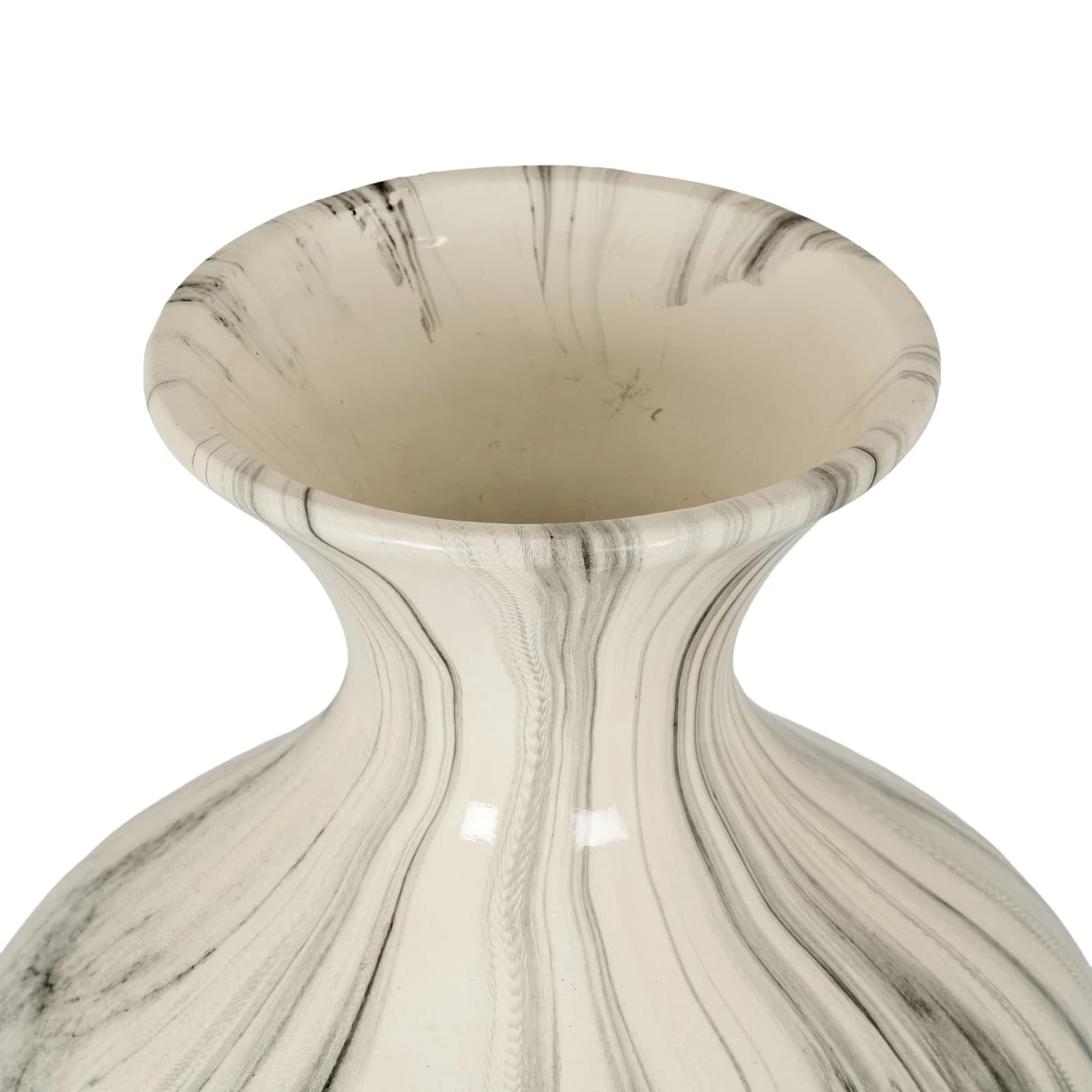Marble Effect Ellipse Large Vase - Vases, photo 3 of 6