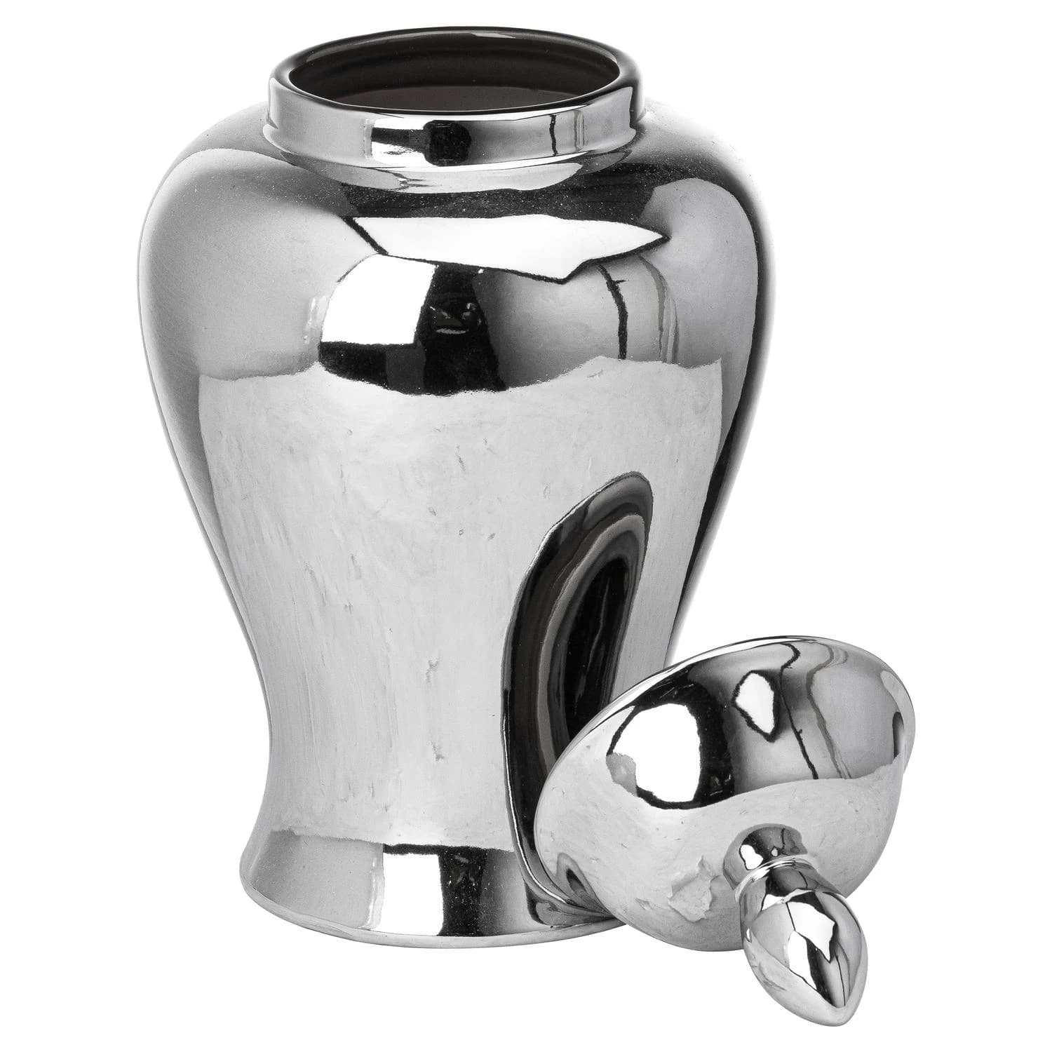 Chrome Ginger Jar - Vases, photo 2 of 2