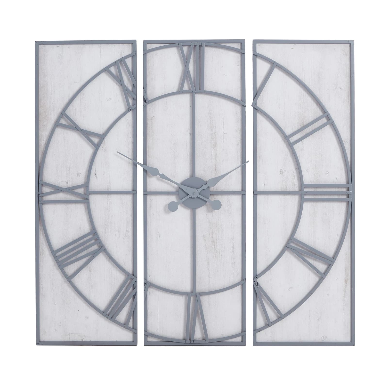 Roza Panelled Wall Clock - Clocks, photo 2 of 5