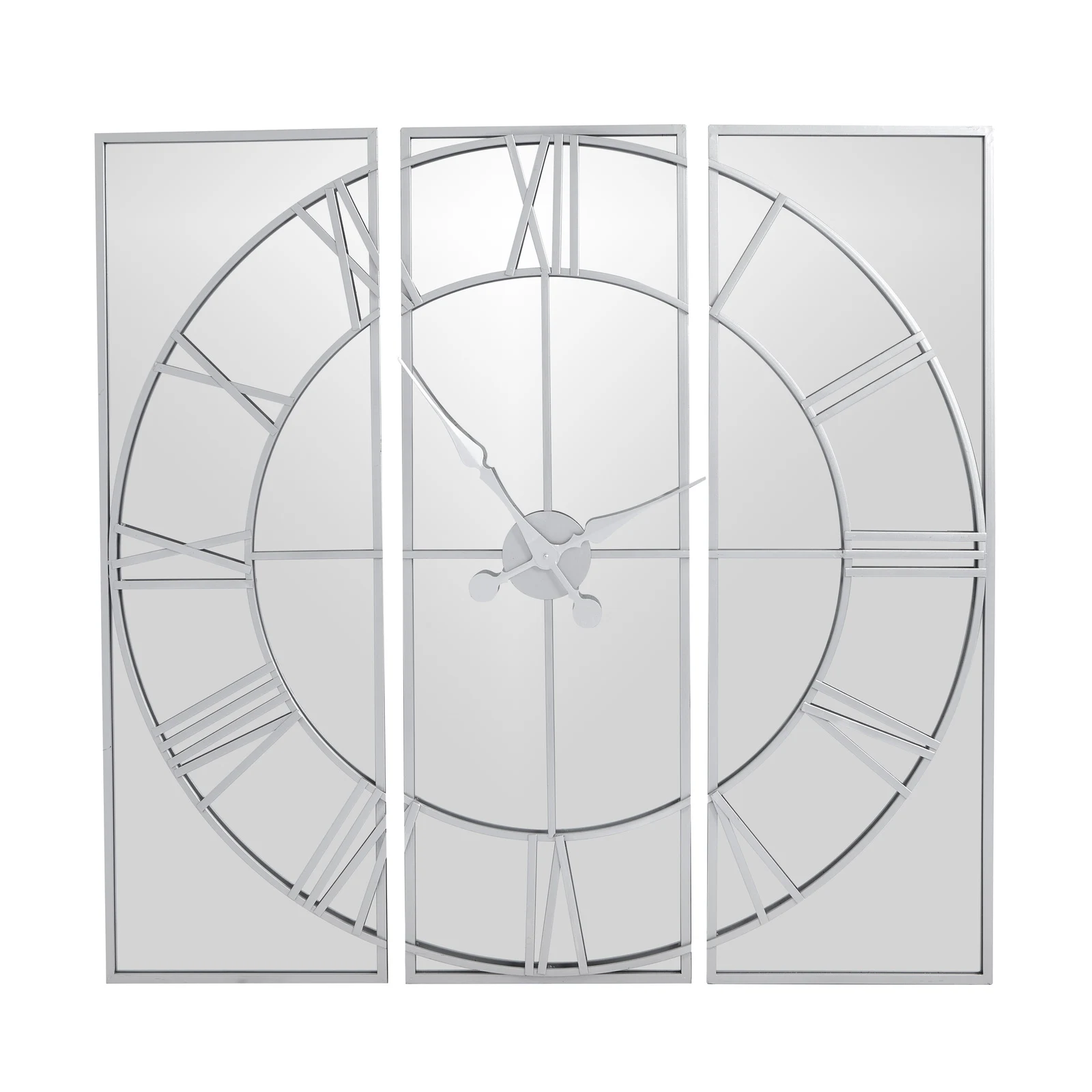 Celina Mirrored Wall Clock - Clocks, photo 2 of 5