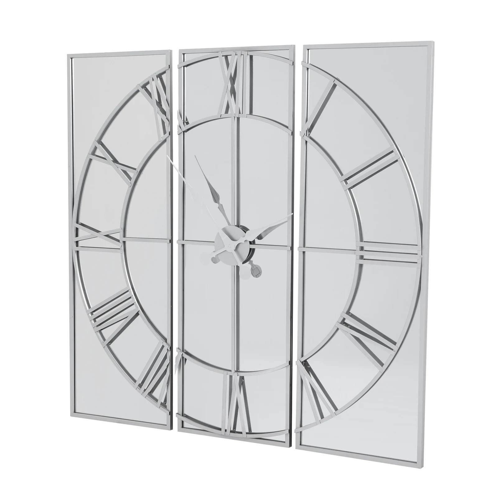 Celina Mirrored Wall Clock - Clocks, photo 3 of 5