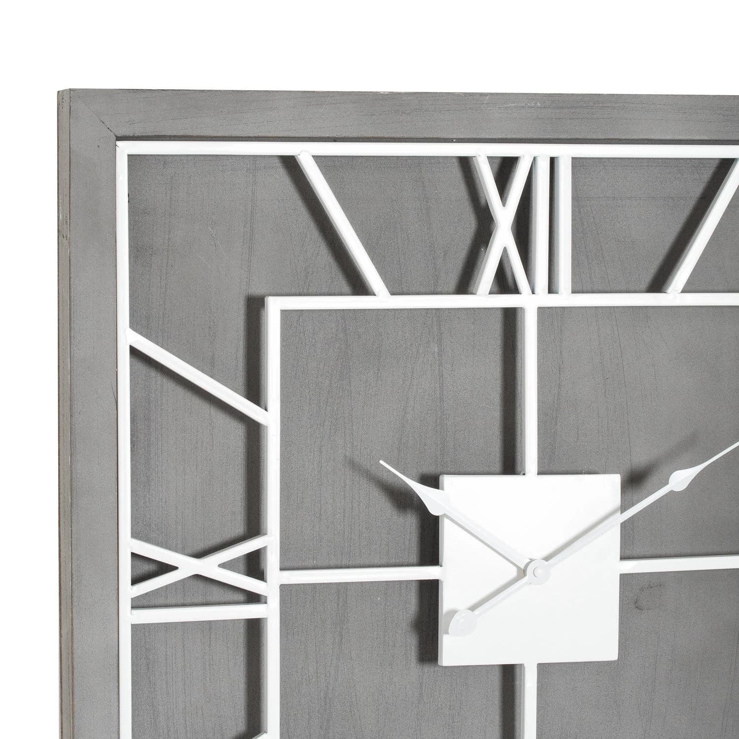 Williston Grey Square Wall Clock - Clocks, photo 2 of 4