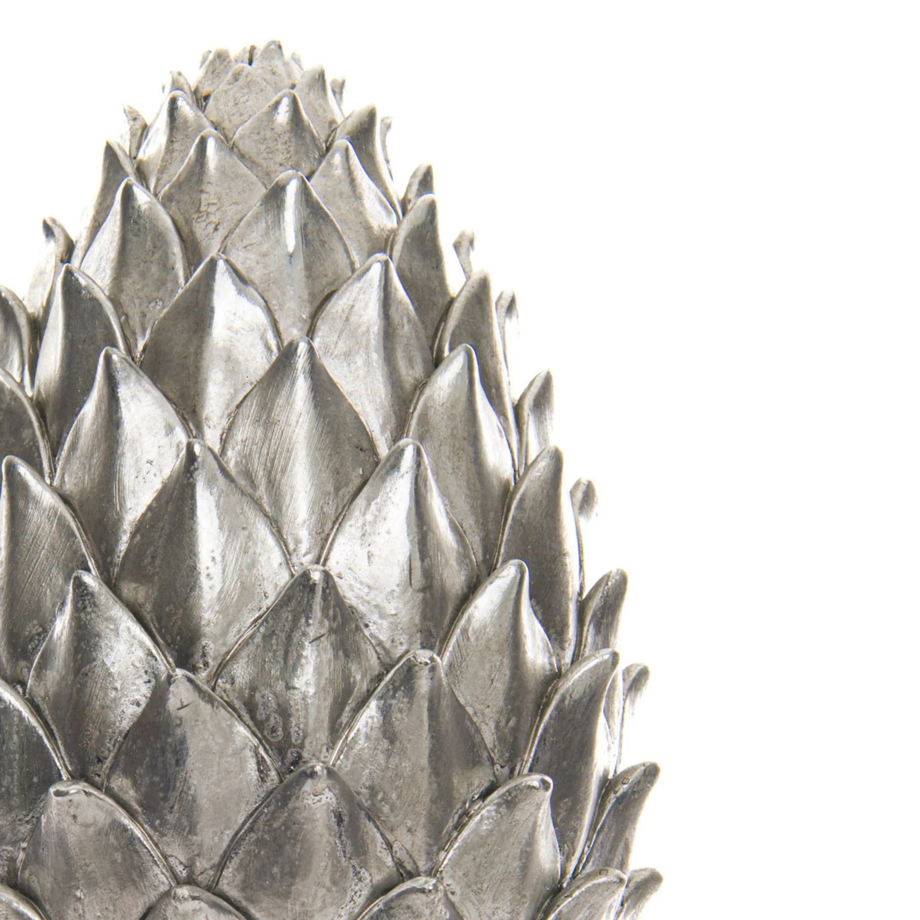 Tall Silver Pinecone Finial - Artificial plants & flowers, photo 2 of 3