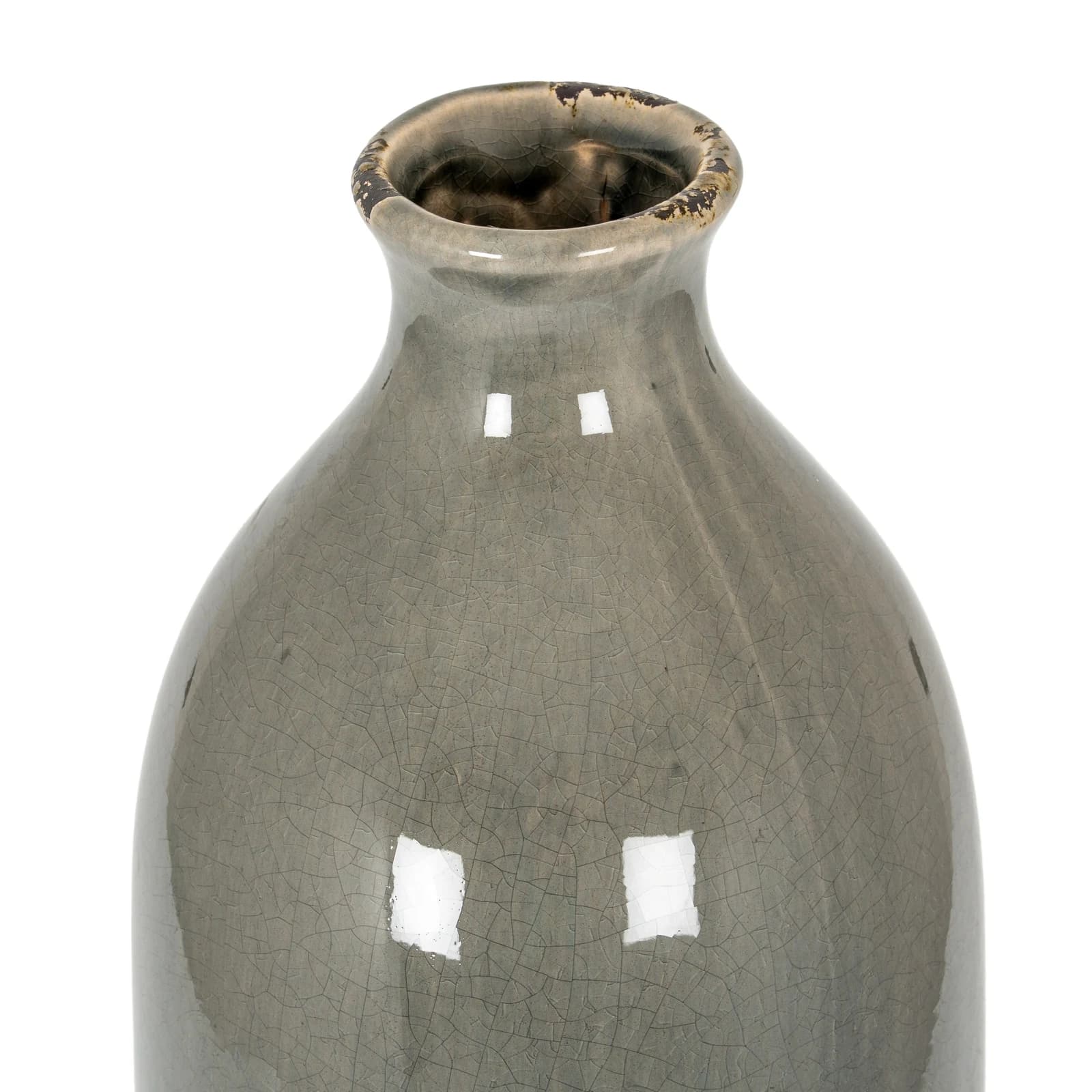 Garda Grey Glazed Gisela Vase - Vases, photo 2 of 4
